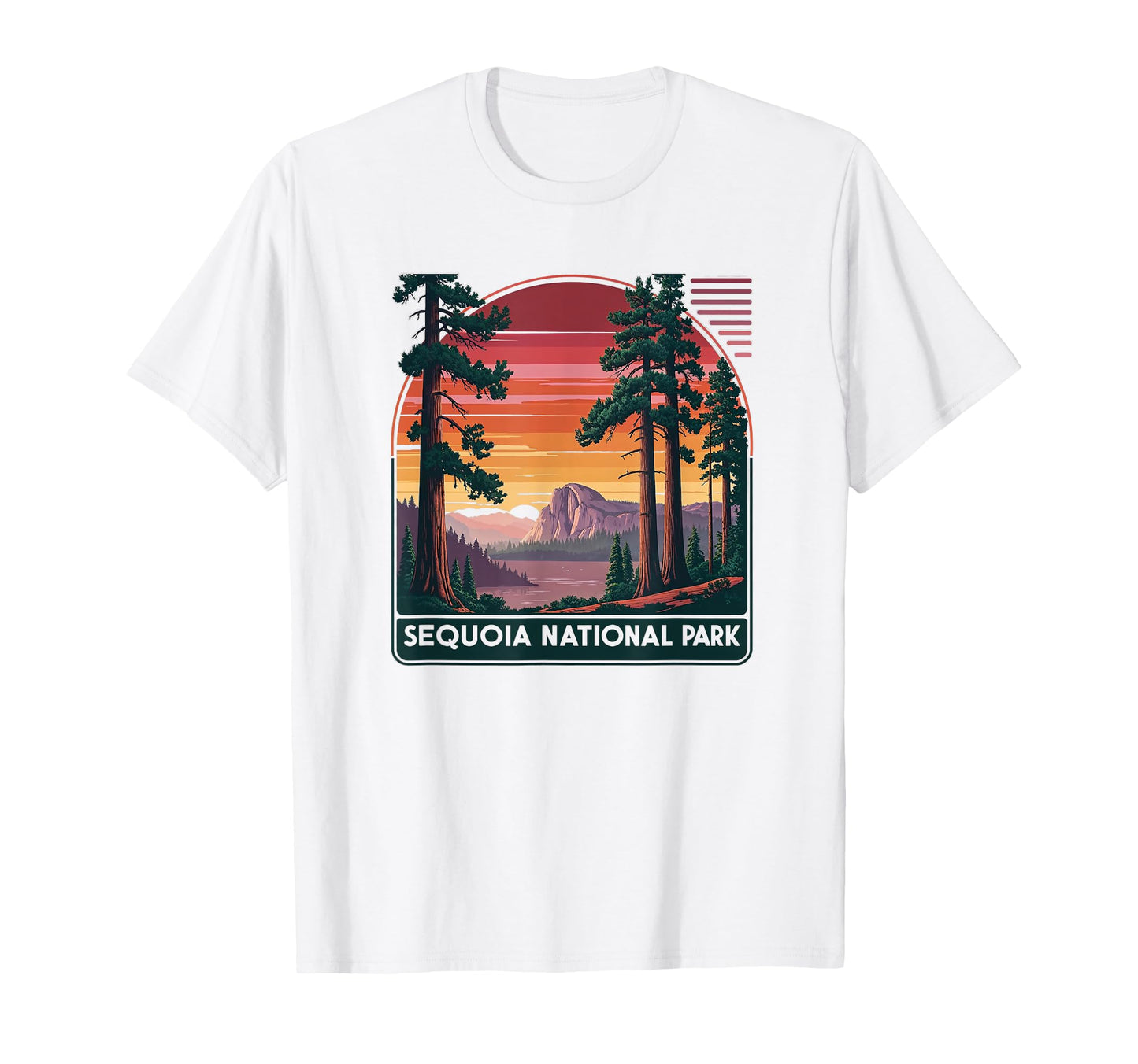 Sequoia National Park Sunset Landscape T-Shirt - Trendy Graphic Unisex - T-Shirt, Sweatshirt, Hoodie