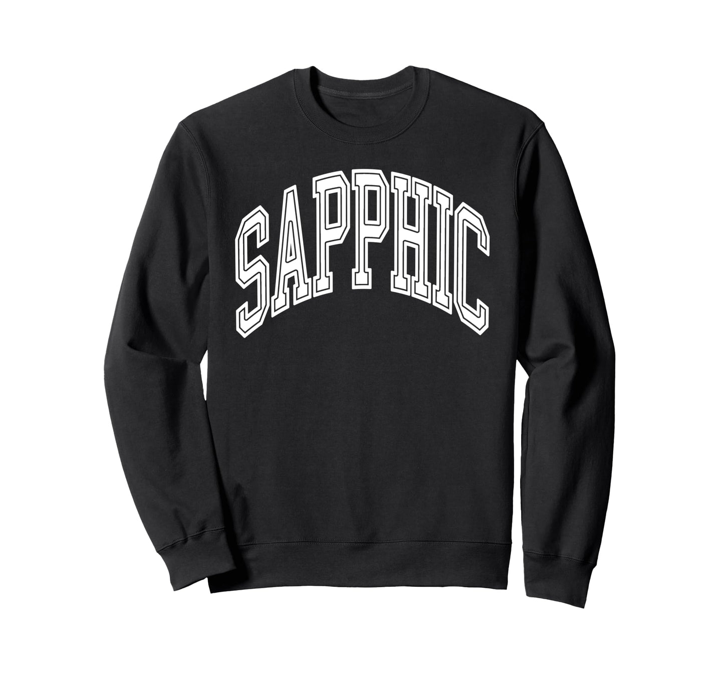 Sapphic University Lgbt College Y2K Sweatshirt - Graphic Print for Adults - T-Shirt, Sweatshirt, Hoodie