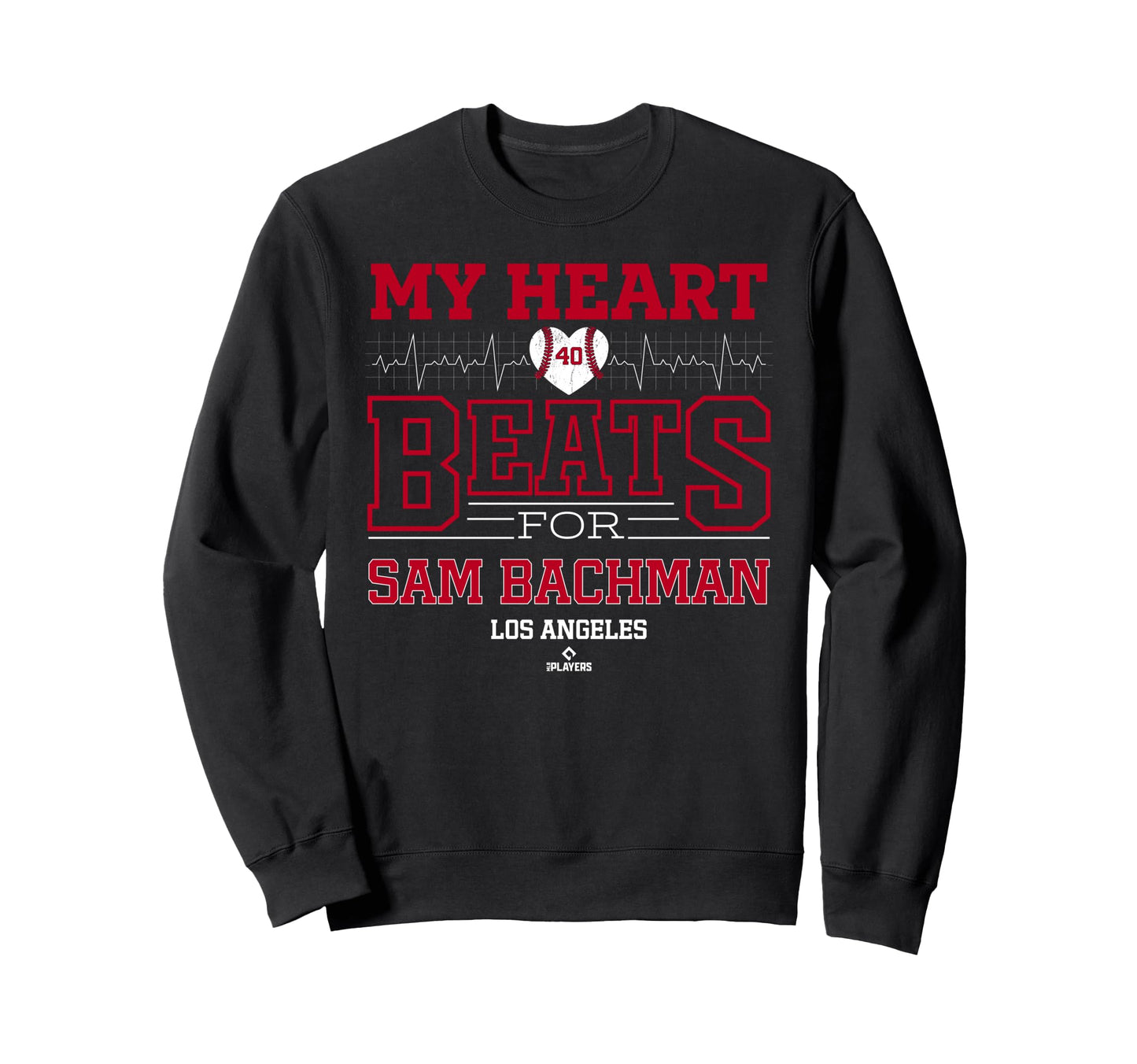 My Heart Beats Sam Bachman Los Sweatshirt - Casual Everyday Wear Men Women - T-Shirt, Sweatshirt, Hoodie