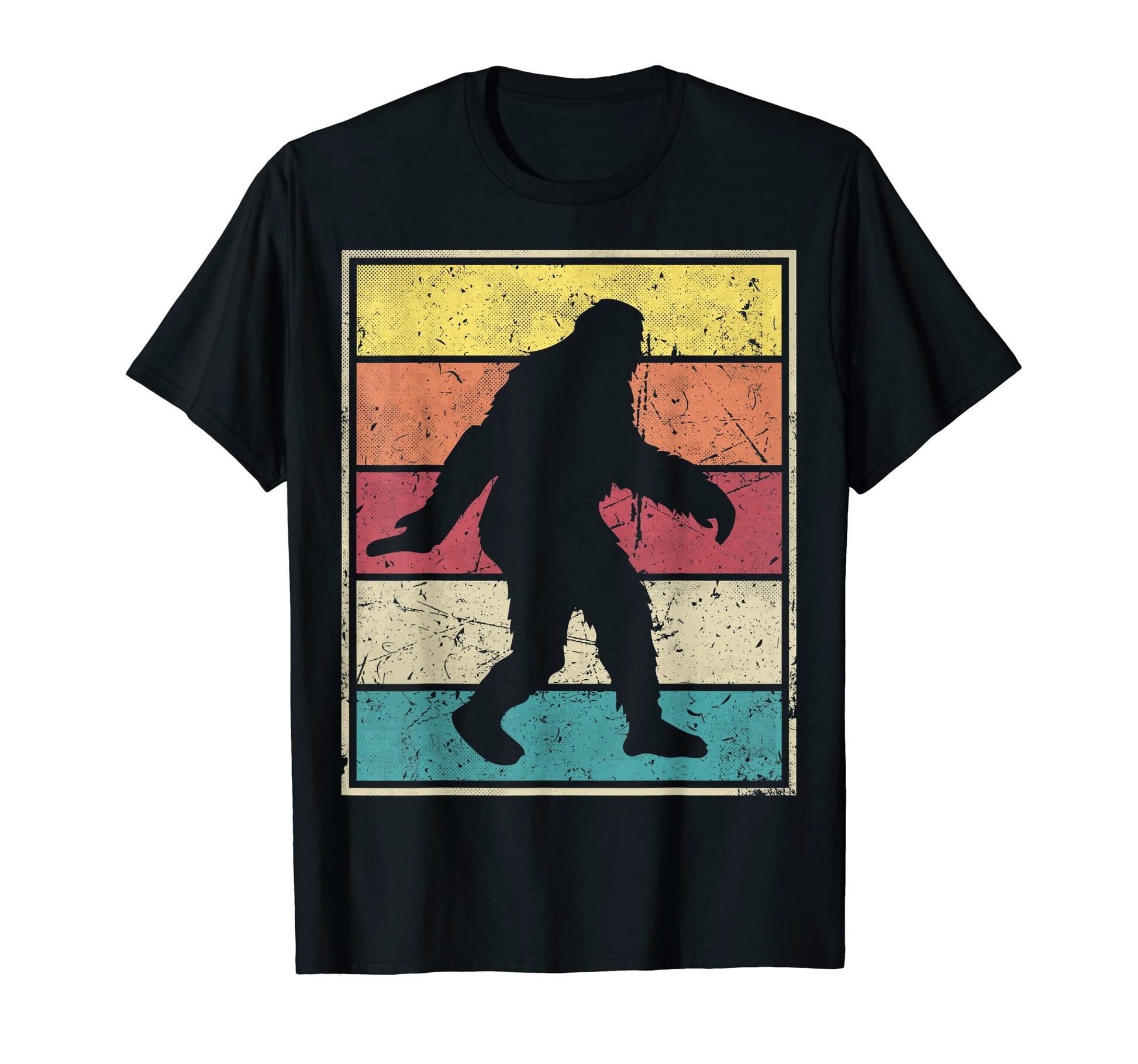 Bigfoot Stripes T-Shirt - Novelty Apparel Men Women - T-Shirt, Sweatshirt, Hoodie