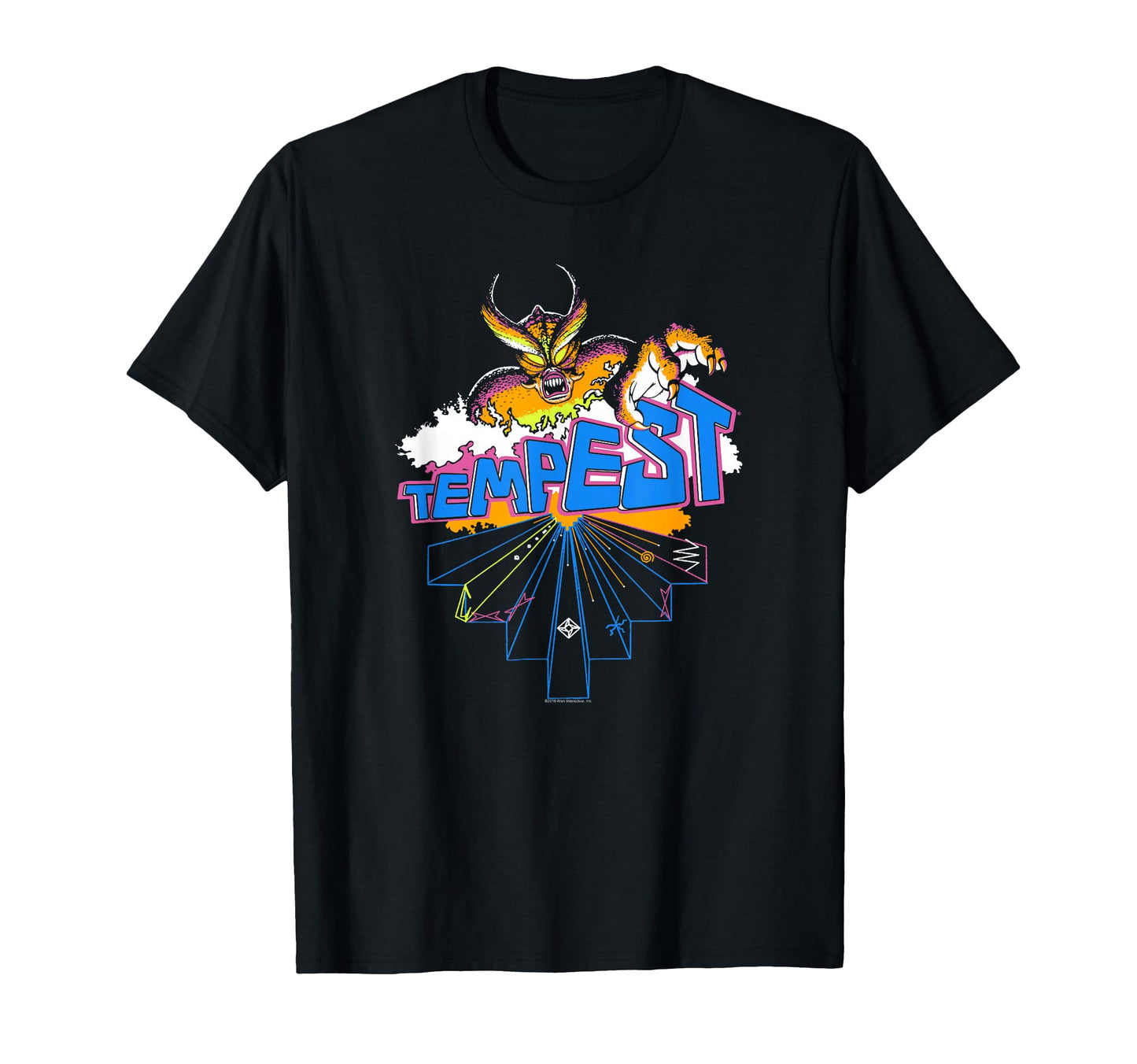 Atari Tempest Monster Arcade Video Game T-Shirt - Graphic Print Unisex - T-Shirt, Sweatshirt, Hoodie