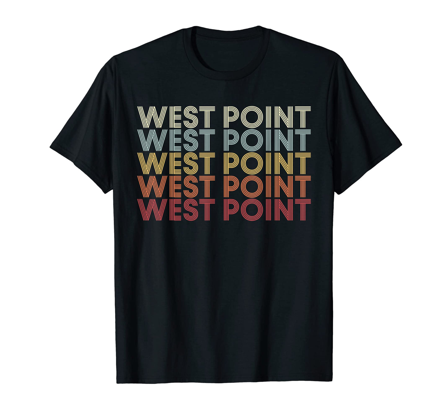 West Point Utah West Point Ut Text T-Shirt - Novelty Apparel for Adults - T-Shirt, Sweatshirt, Hoodie