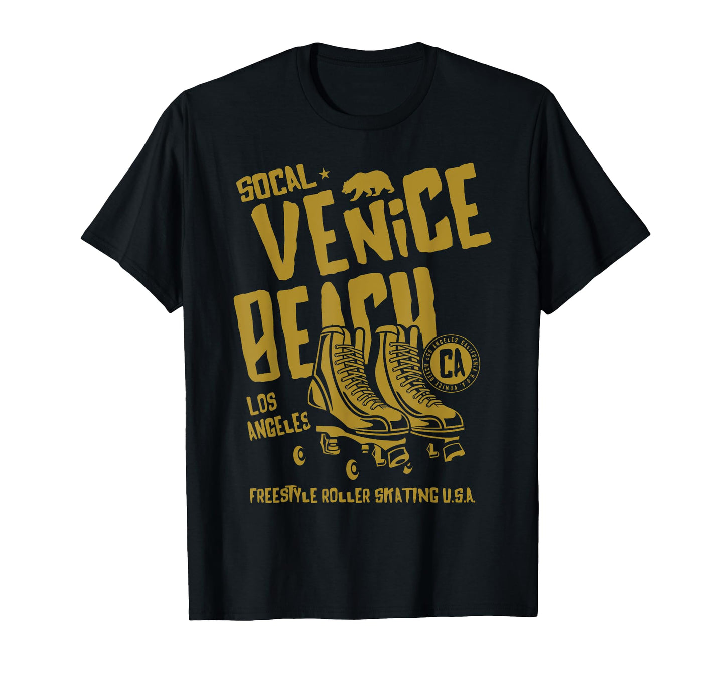 Venice Beach California Roller Skate T-Shirt - Novelty Apparel Men Women - T-Shirt, Sweatshirt, Hoodie