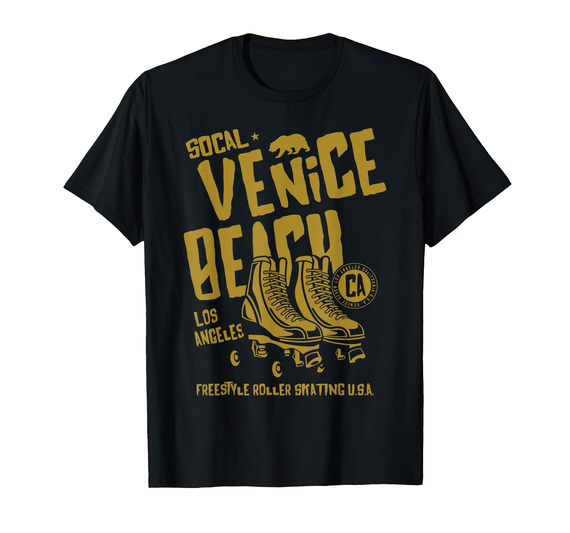 Venice Beach California Roller Skate T-Shirt - Novelty Apparel Men Women - T-Shirt, Sweatshirt, Hoodie