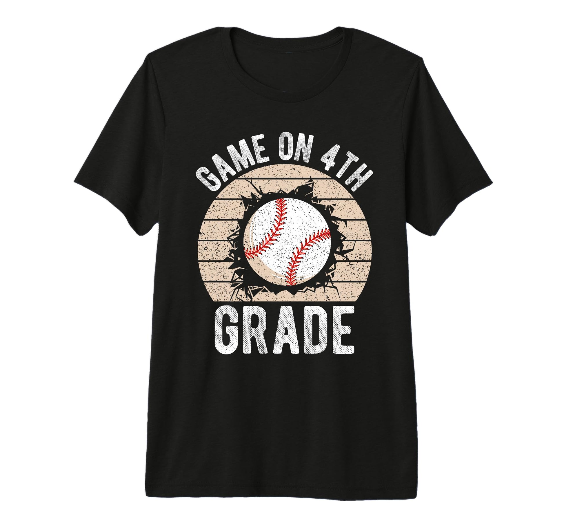 Game 4Th Grade Baseball School Student T-Shirt - Trendy Graphic for Adults - T-Shirt, Sweatshirt, Hoodie