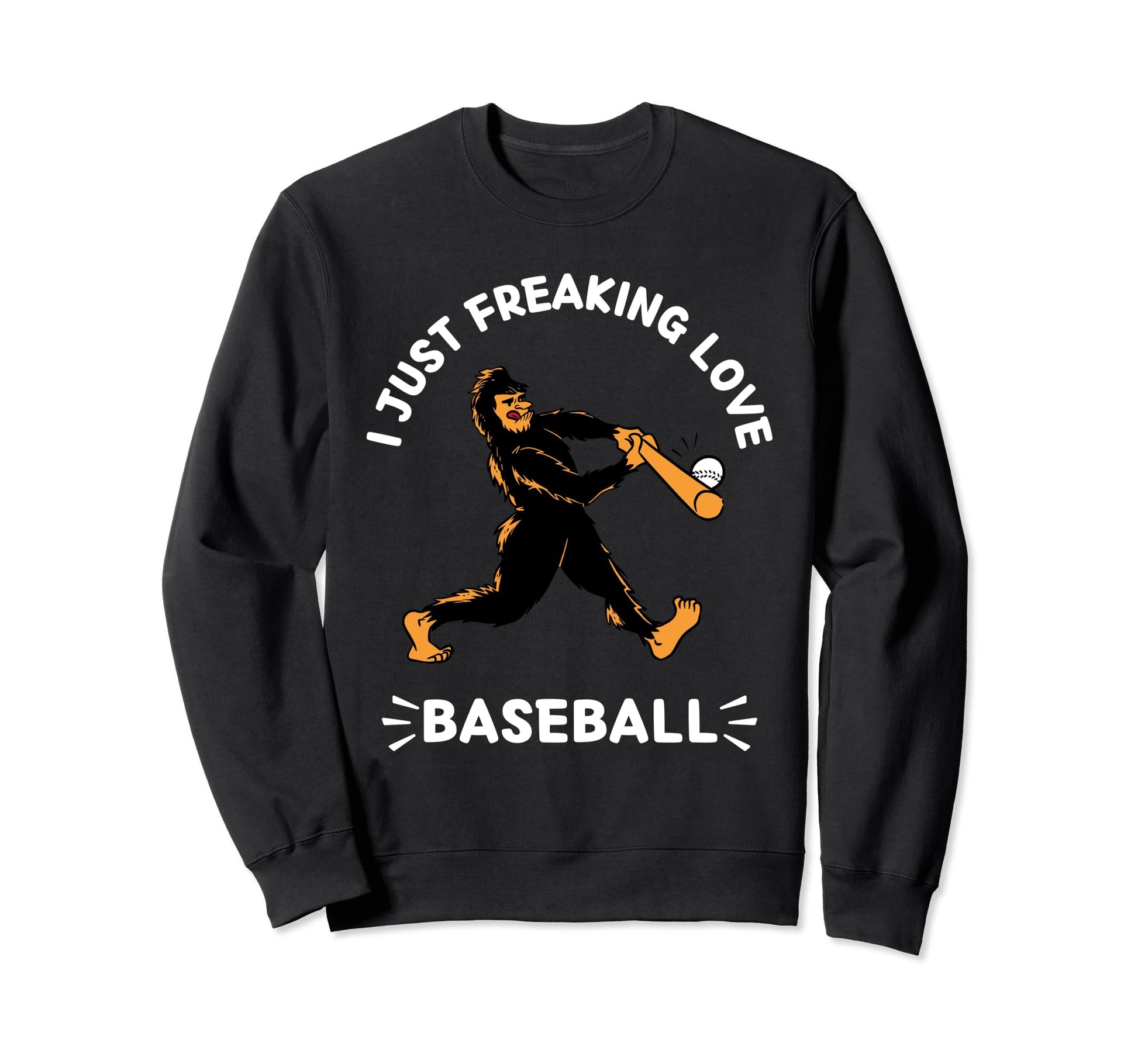 Kawaii Bigfoot I Just Freaking Sweatshirt - Aesthetic Graphic for Adults - T-Shirt, Sweatshirt, Hoodie