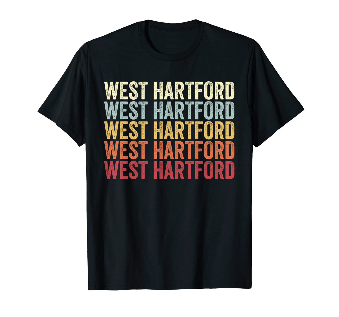 West Hartford Connecticut West T-Shirt - Unique Graphic for Adults - T-Shirt, Sweatshirt, Hoodie