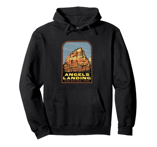Angels Landing Zion National Park Zion Hoodie - Unique Graphic Unisex - T-Shirt, Sweatshirt, Hoodie