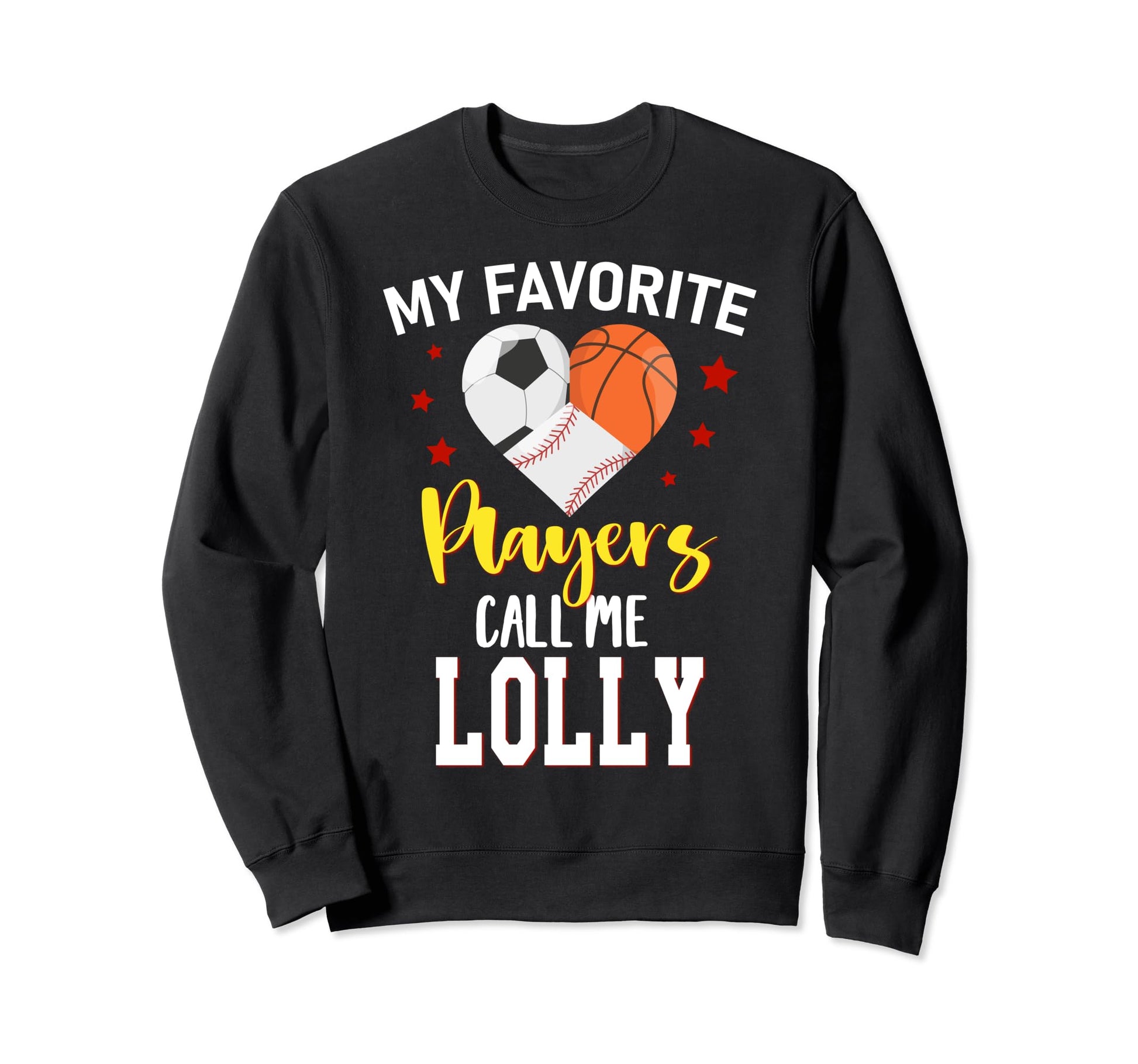 My Favorite Players Baseball Sweatshirt - Casual Everyday Wear for Adults - T-Shirt, Sweatshirt, Hoodie