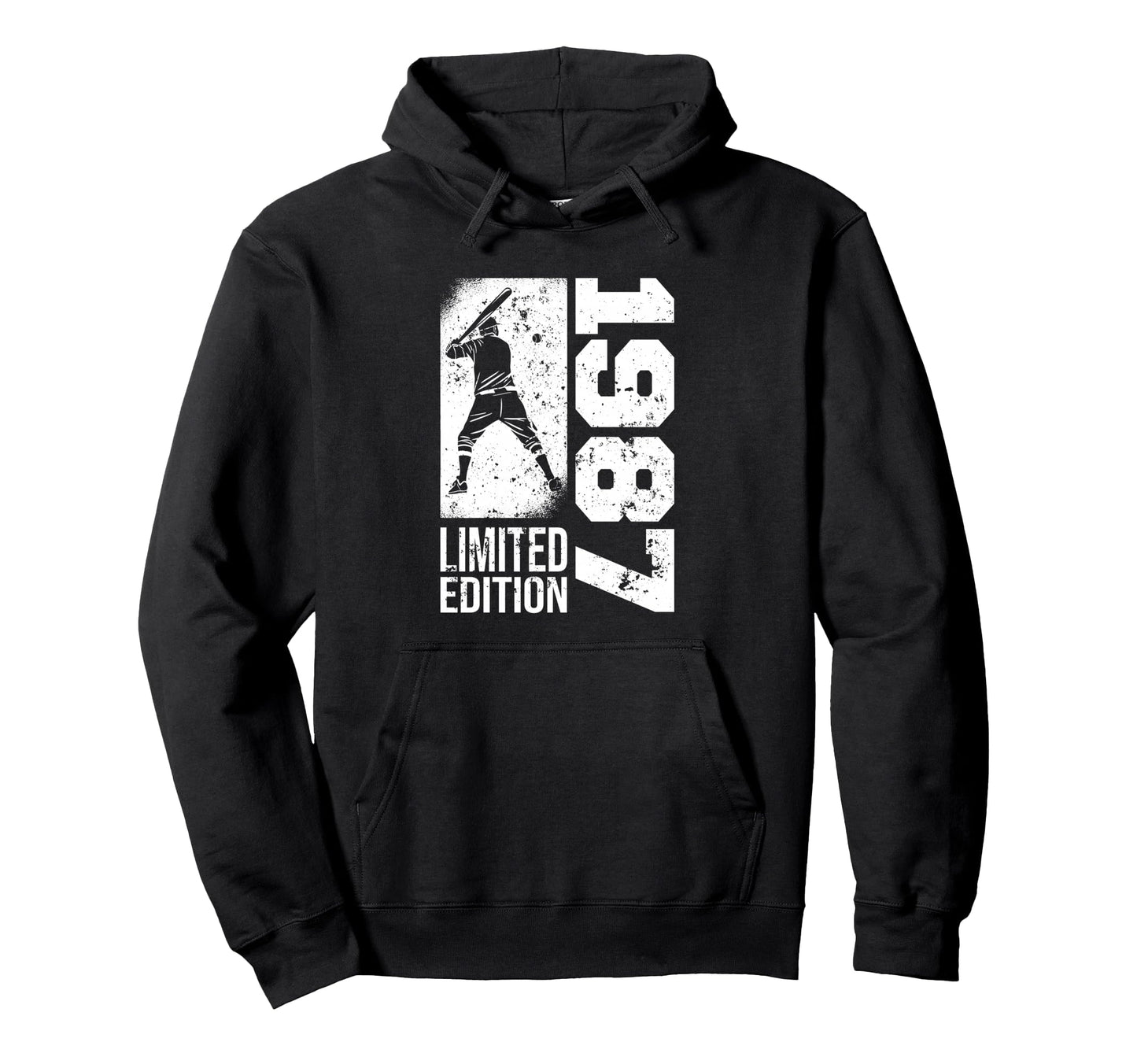 Baseball Player Born 1987 Birthday Baseball Hoodie - Novelty Apparel Unisex - T-Shirt, Sweatshirt, Hoodie