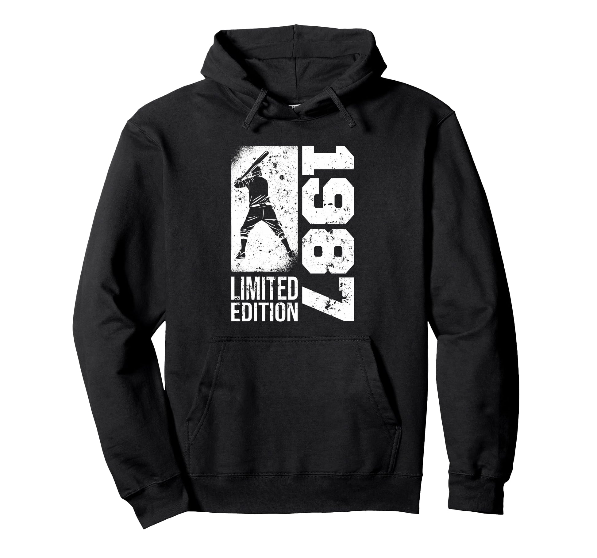 Baseball Player Born 1987 Birthday Baseball Hoodie - Novelty Apparel Unisex - T-Shirt, Sweatshirt, Hoodie