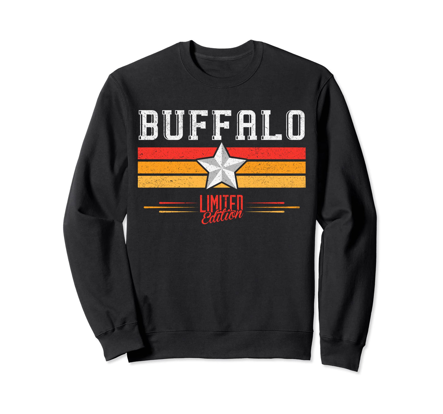 Buffalo New York Stripes Buffalo Gifts Sweatshirt - Novelty Apparel Unisex - T-Shirt, Sweatshirt, Hoodie