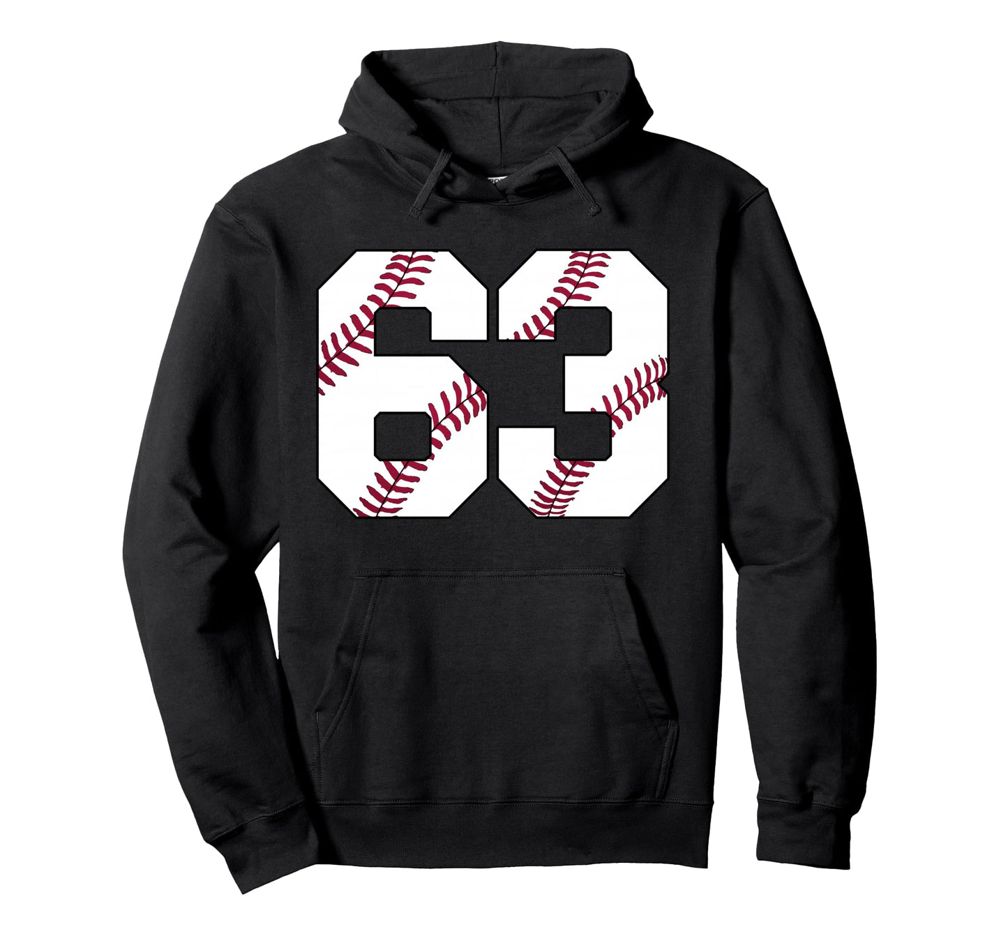 Baseball 1963 63Rd Birthday 63 Years Old Hoodie - Novelty Apparel Unisex - T-Shirt, Sweatshirt, Hoodie