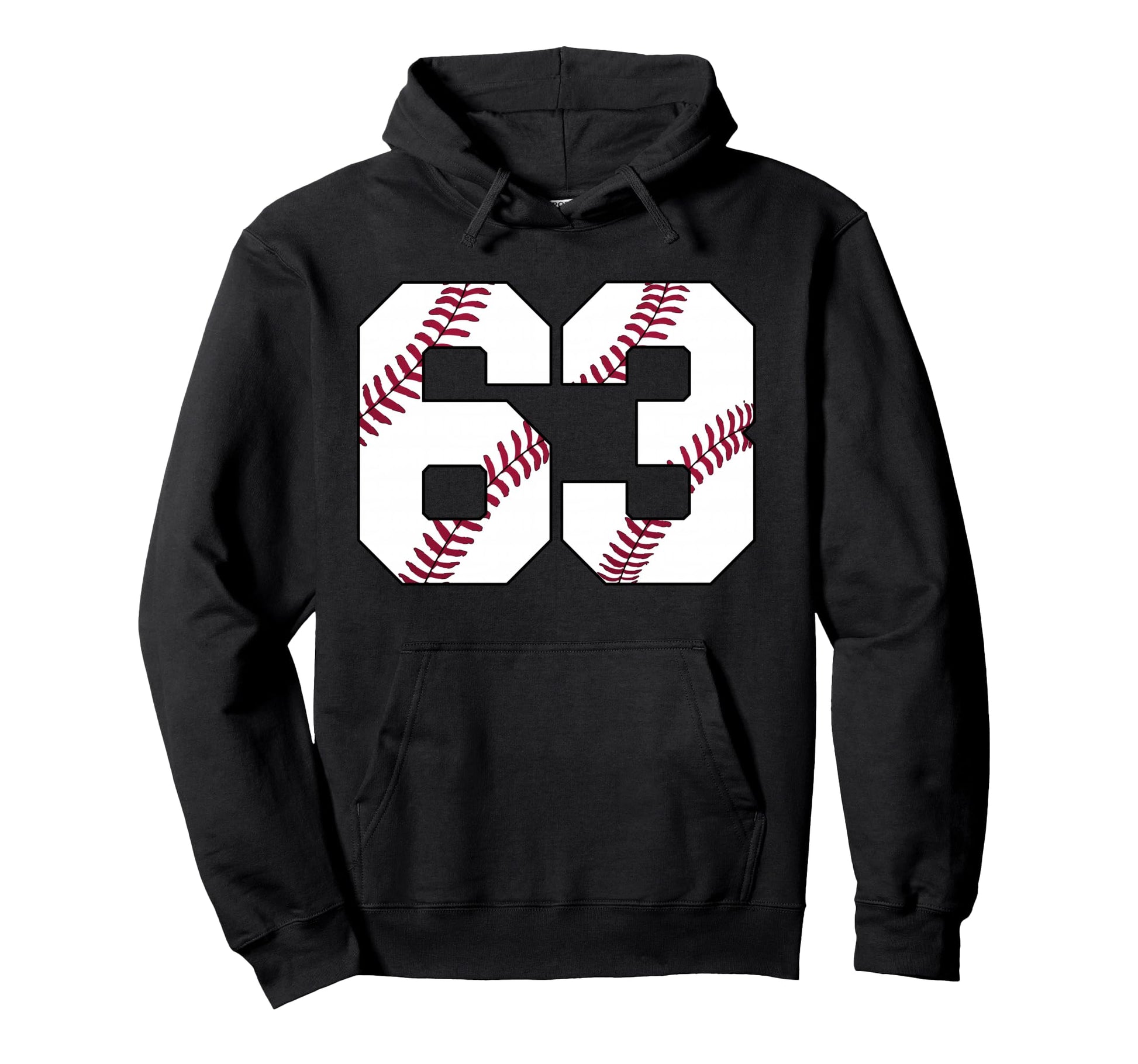Baseball 1963 63Rd Birthday 63 Years Hoodie - Fun Novelty Design Men Women - T-Shirt, Sweatshirt, Hoodie
