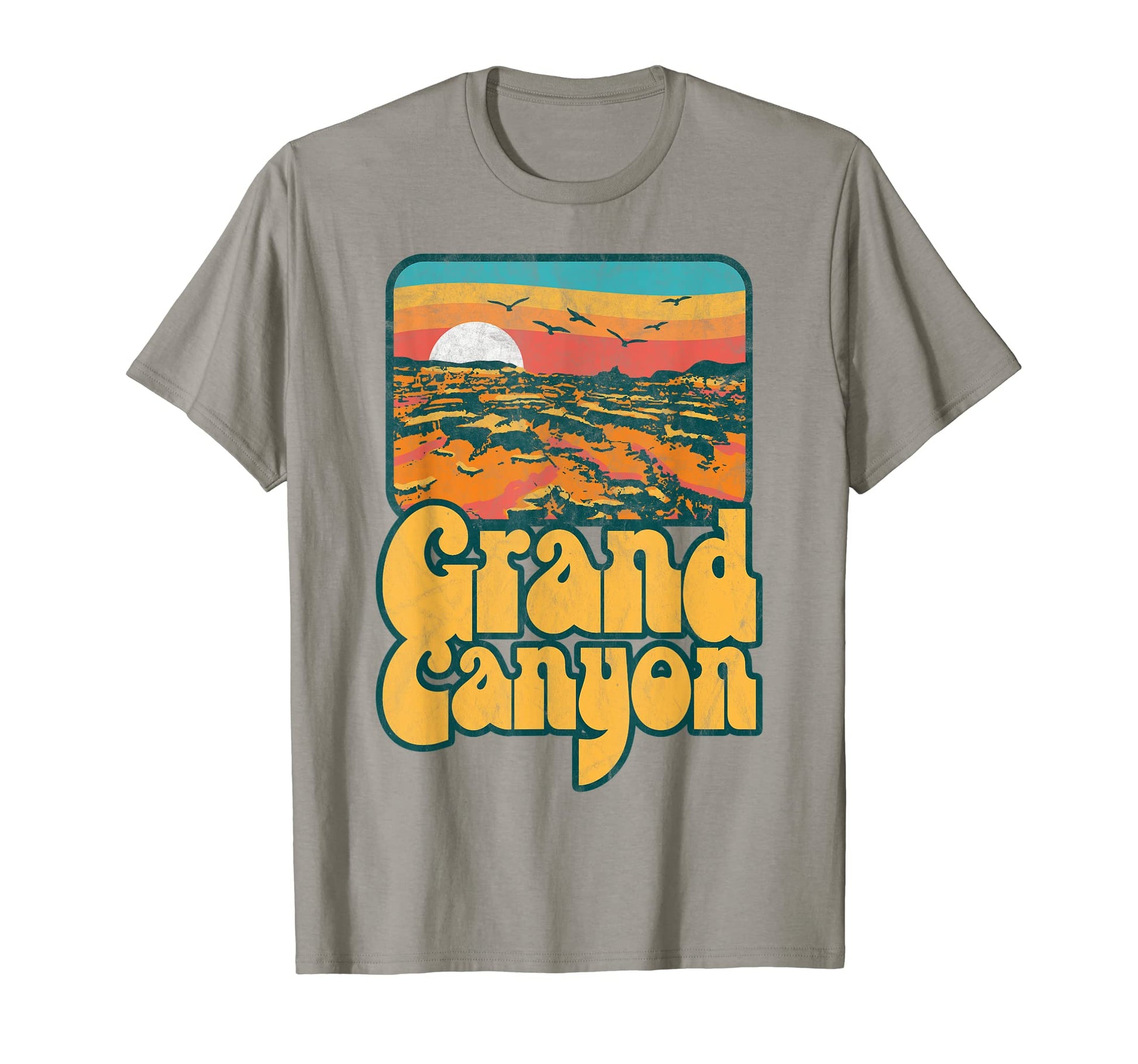 80S Grand Canyon National Park Souvenir T-Shirt - Trendy Graphic Unisex - T-Shirt, Sweatshirt, Hoodie