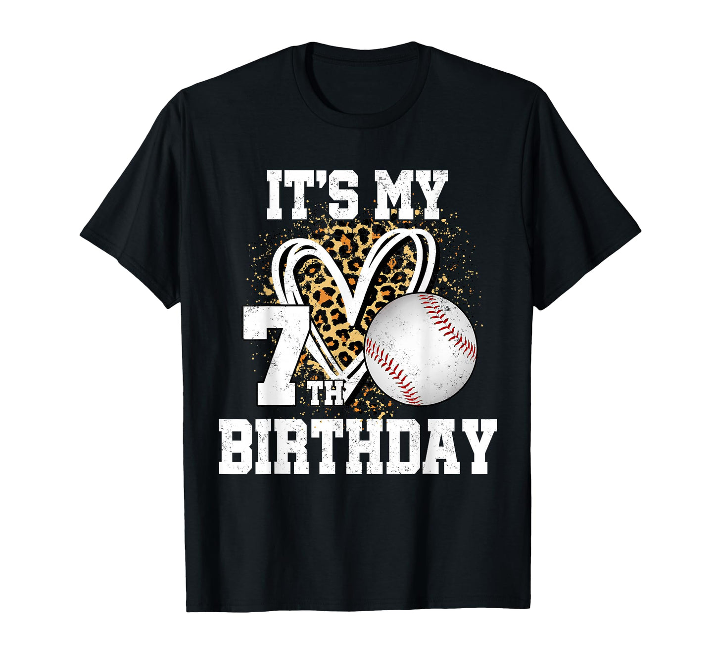 Its My 7Th Birthday Baseball 7 Year Old T-Shirt - Streetwear Style Unisex - T-Shirt, Sweatshirt, Hoodie