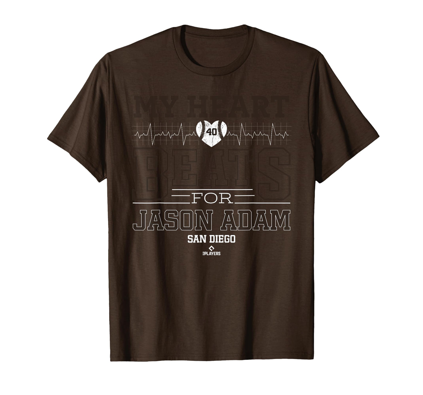 My Heart Beats Jason Adam San Diego T-Shirt - Custom Art Print Unisex - T-Shirt, Sweatshirt, Hoodie