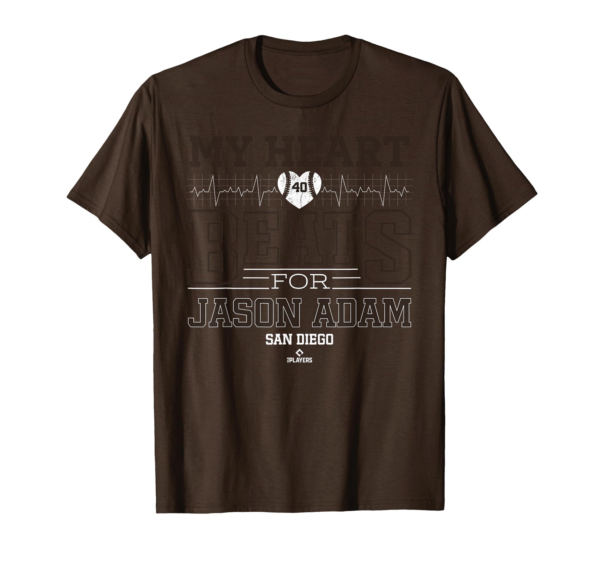 My Heart Beats Jason Adam San Diego T-Shirt - Custom Art Print Unisex - T-Shirt, Sweatshirt, Hoodie