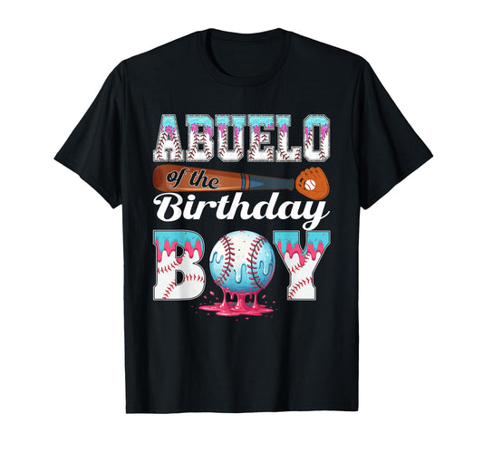 Baseball Ice Cream Drip Abuelo Birthday T-Shirt - Trendy Graphic Men Women - T-Shirt, Sweatshirt, Hoodie