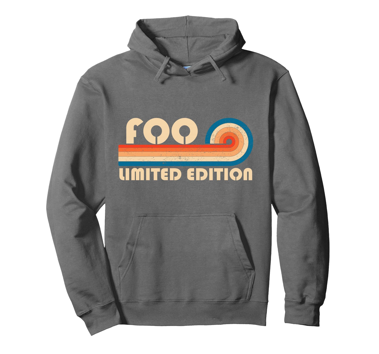 Foo 70S 80S Sunset Stripe Hoodie - Minimalist Print Unisex - T-Shirt, Sweatshirt, Hoodie