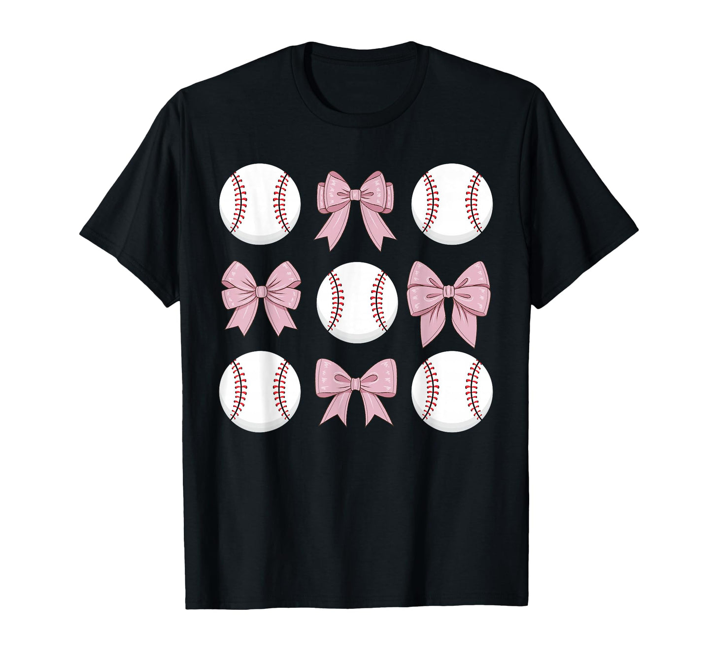 Baseball Mom Funny Coquette Bow T-Shirt - Fun Novelty Design Unisex - T-Shirt, Sweatshirt, Hoodie