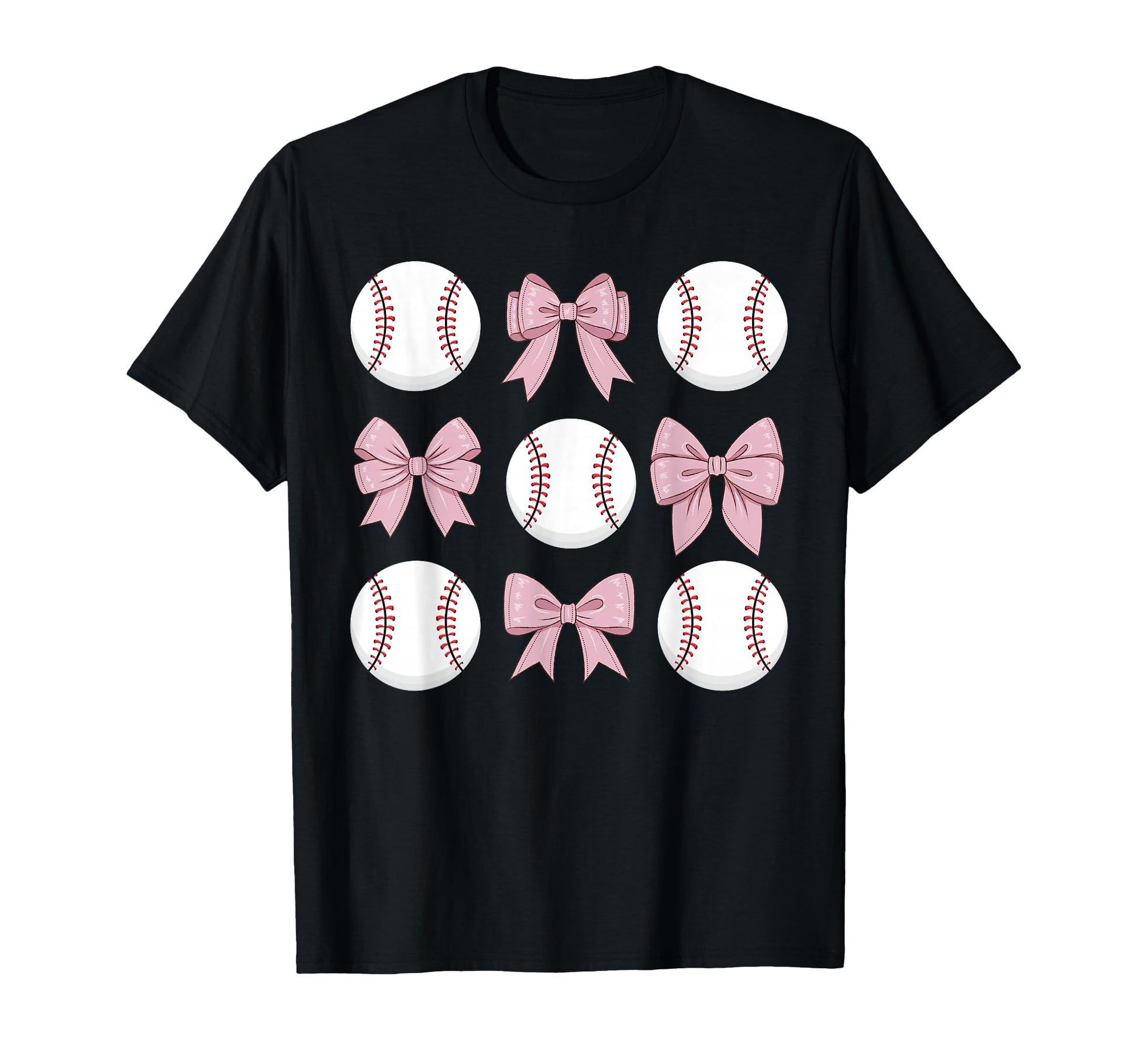 Baseball Mom Funny Coquette Bow T-Shirt - Fun Novelty Design Unisex - T-Shirt, Sweatshirt, Hoodie