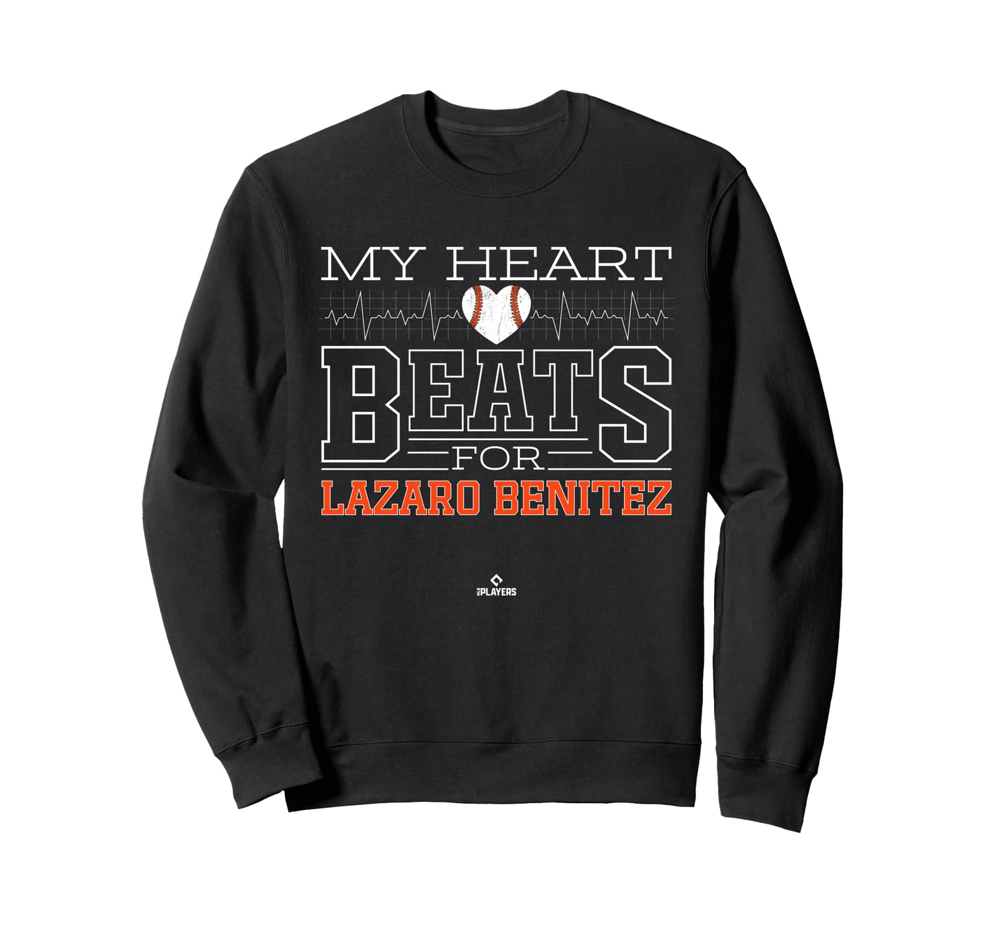 My Heart Beats Lazaro Benitez Prospect Sweatshirt - Trendy Graphic Unisex - T-Shirt, Sweatshirt, Hoodie