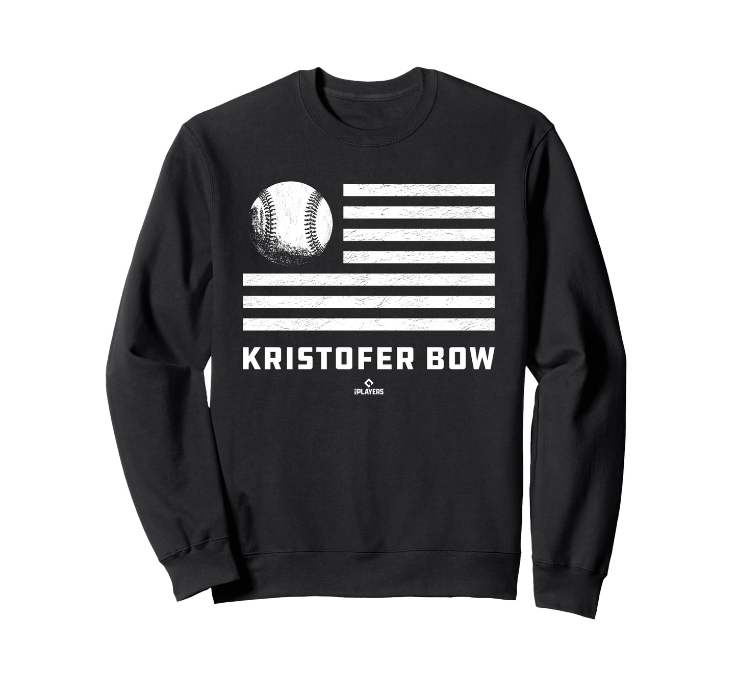 Flag Stripes Kristofer Bow Prospect Sweatshirt - Trendy Graphic Unisex - T-Shirt, Sweatshirt, Hoodie