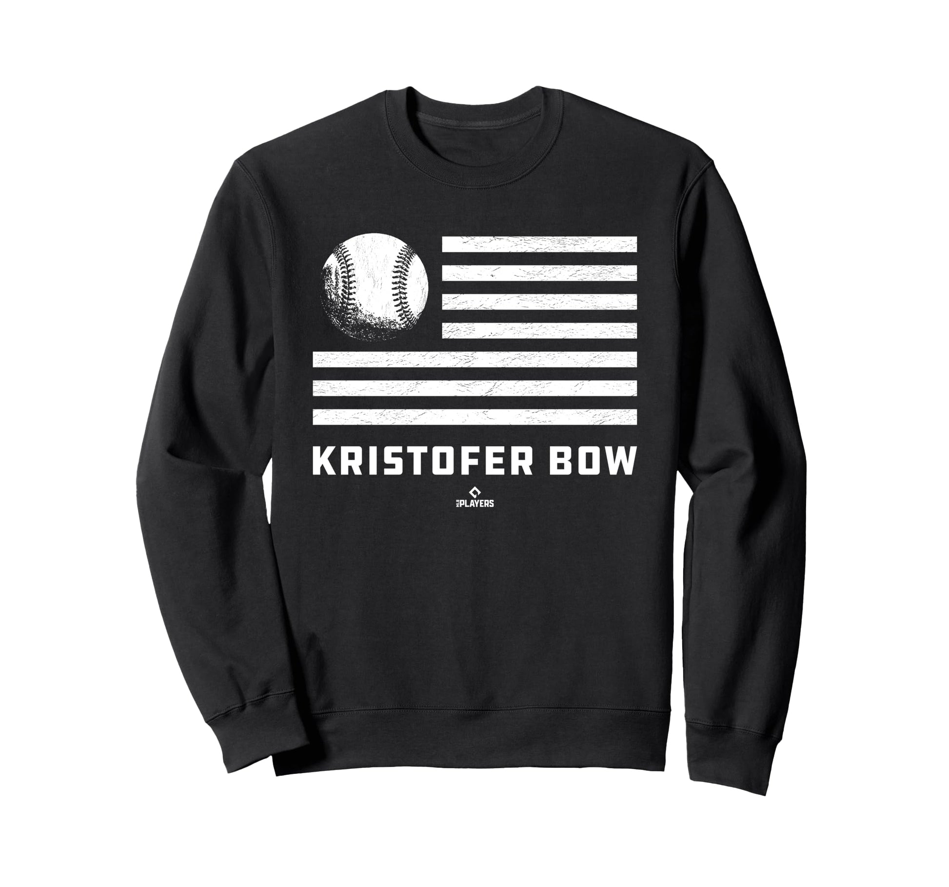 Flag Stripes Kristofer Bow Prospect Sweatshirt - Trendy Graphic Unisex - T-Shirt, Sweatshirt, Hoodie