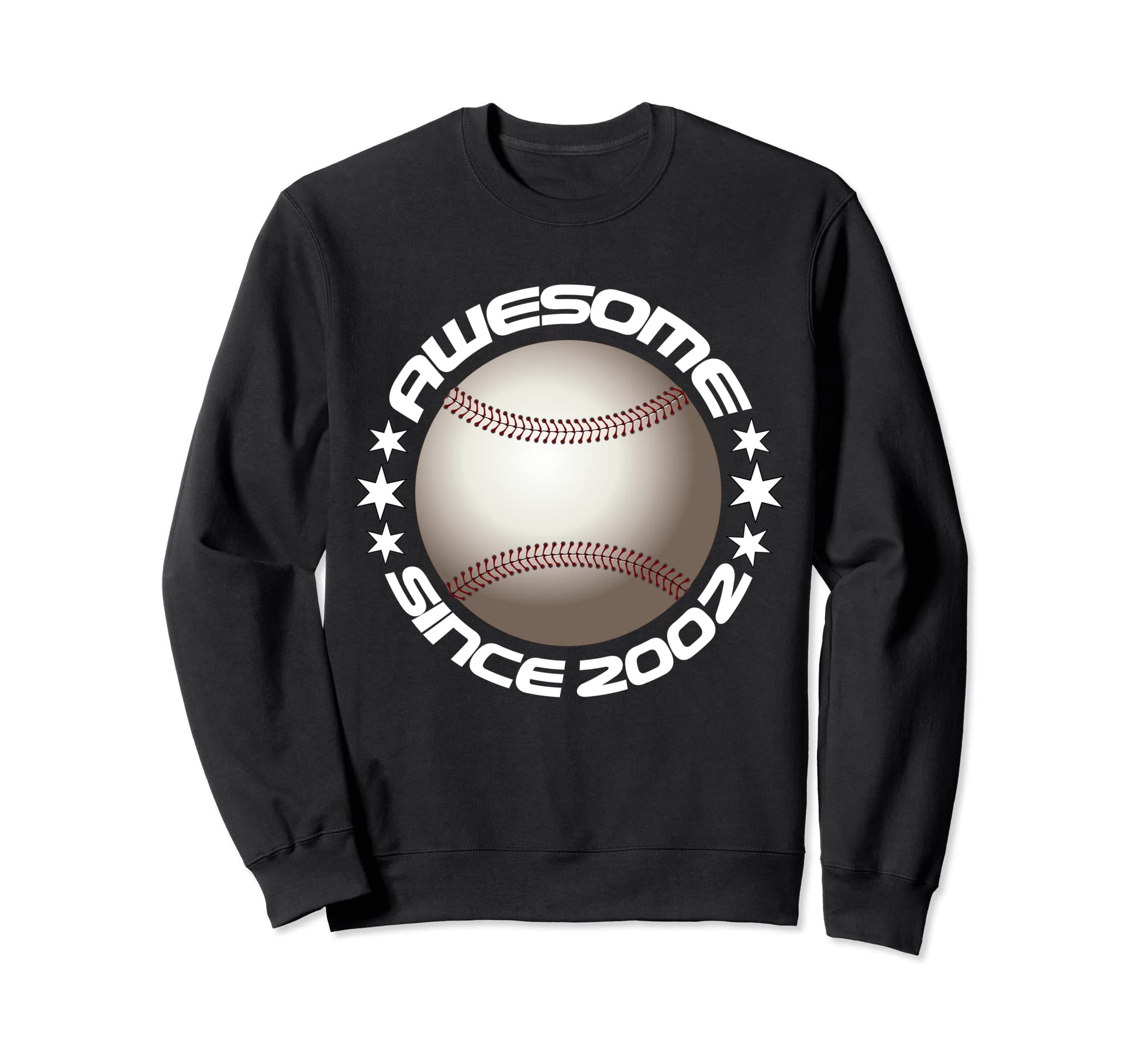 Awesome Since 2002 21St Birthday Sweatshirt - Custom Art Print Men Women - T-Shirt, Sweatshirt, Hoodie