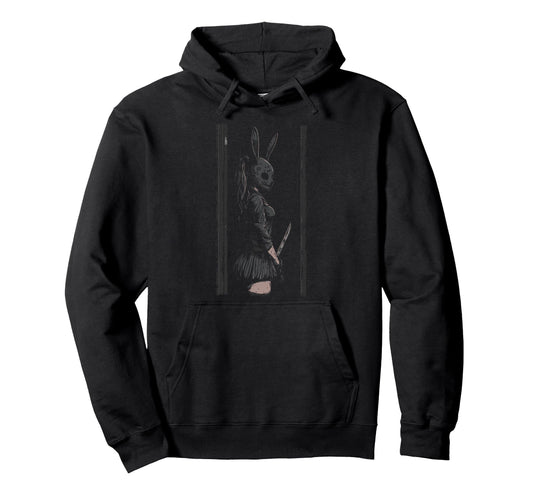 Anime Horror Bunny Aesthetic Soft Grunge Hoodie - Unique Graphic Unisex - T-Shirt, Sweatshirt, Hoodie