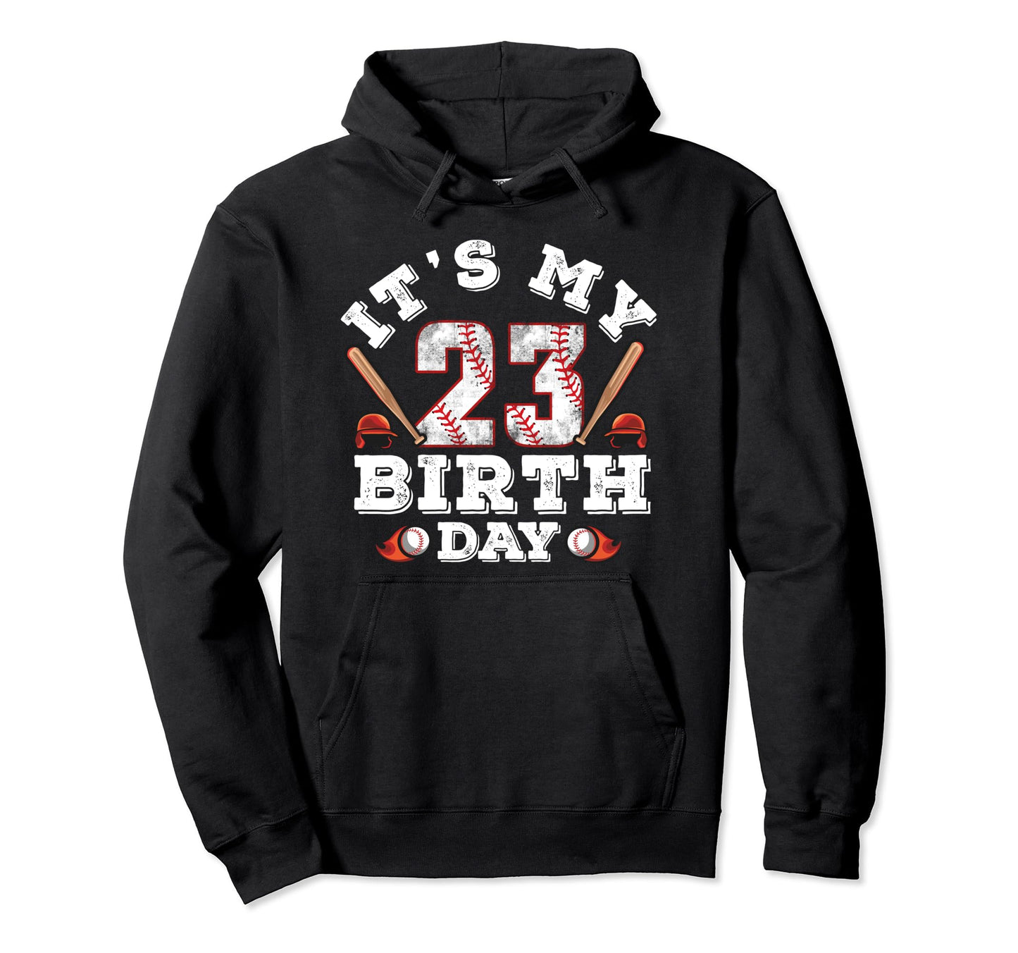 Its My 23Rd Birthday 23 Jersey 23 Year Hoodie - Streetwear Style Men Women - T-Shirt, Sweatshirt, Hoodie