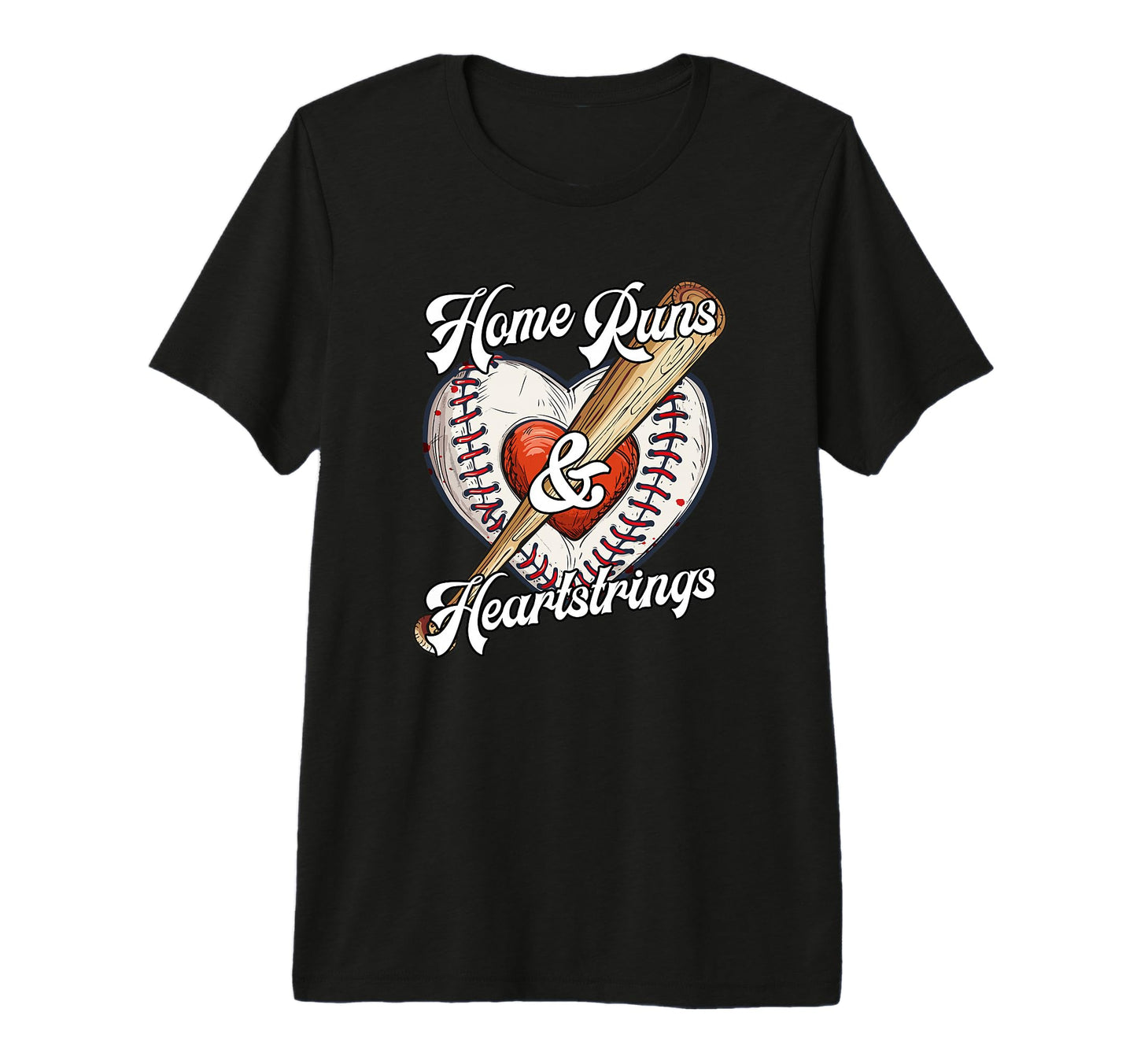 Baseball Sport Home Runs And T-Shirt - Custom Art Print Unisex - T-Shirt, Sweatshirt, Hoodie