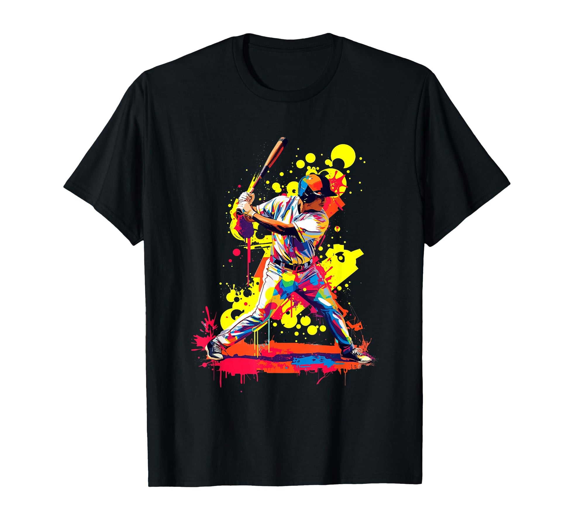 Baseball Powerful Bat Strike Winning T-Shirt - Unique Graphic Men Women - T-Shirt, Sweatshirt, Hoodie