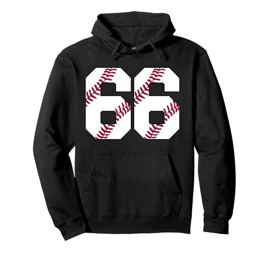 Baseball 1960 66Th Birthday 66 Hoodie - Casual Everyday Wear for Adults - T-Shirt, Sweatshirt, Hoodie