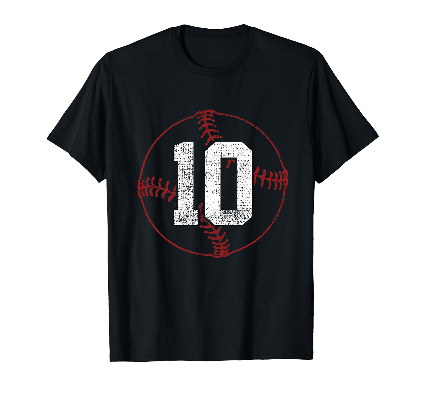 Baseball Number 10 Baseball Players Home T-Shirt - Unique Graphic Unisex - T-Shirt, Sweatshirt, Hoodie