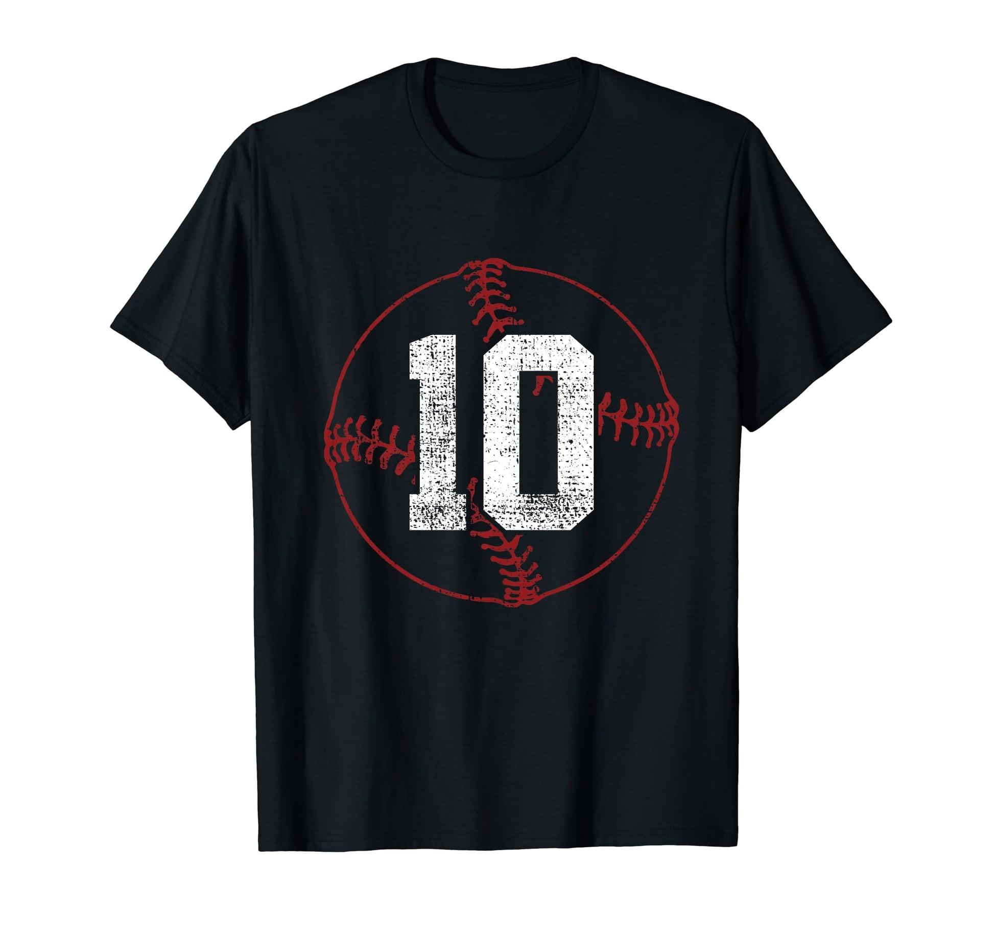 Baseball Number 10 Baseball Players Home T-Shirt - Unique Graphic Unisex - T-Shirt, Sweatshirt, Hoodie