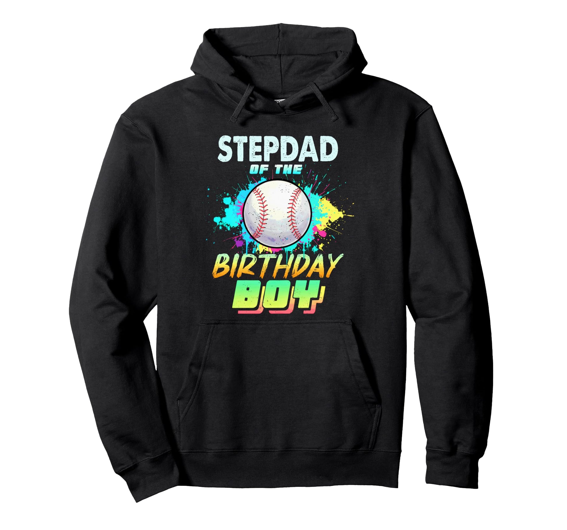 Stepdad Birthday Baseball Matching Hoodie - Minimalist Print Unisex - T-Shirt, Sweatshirt, Hoodie