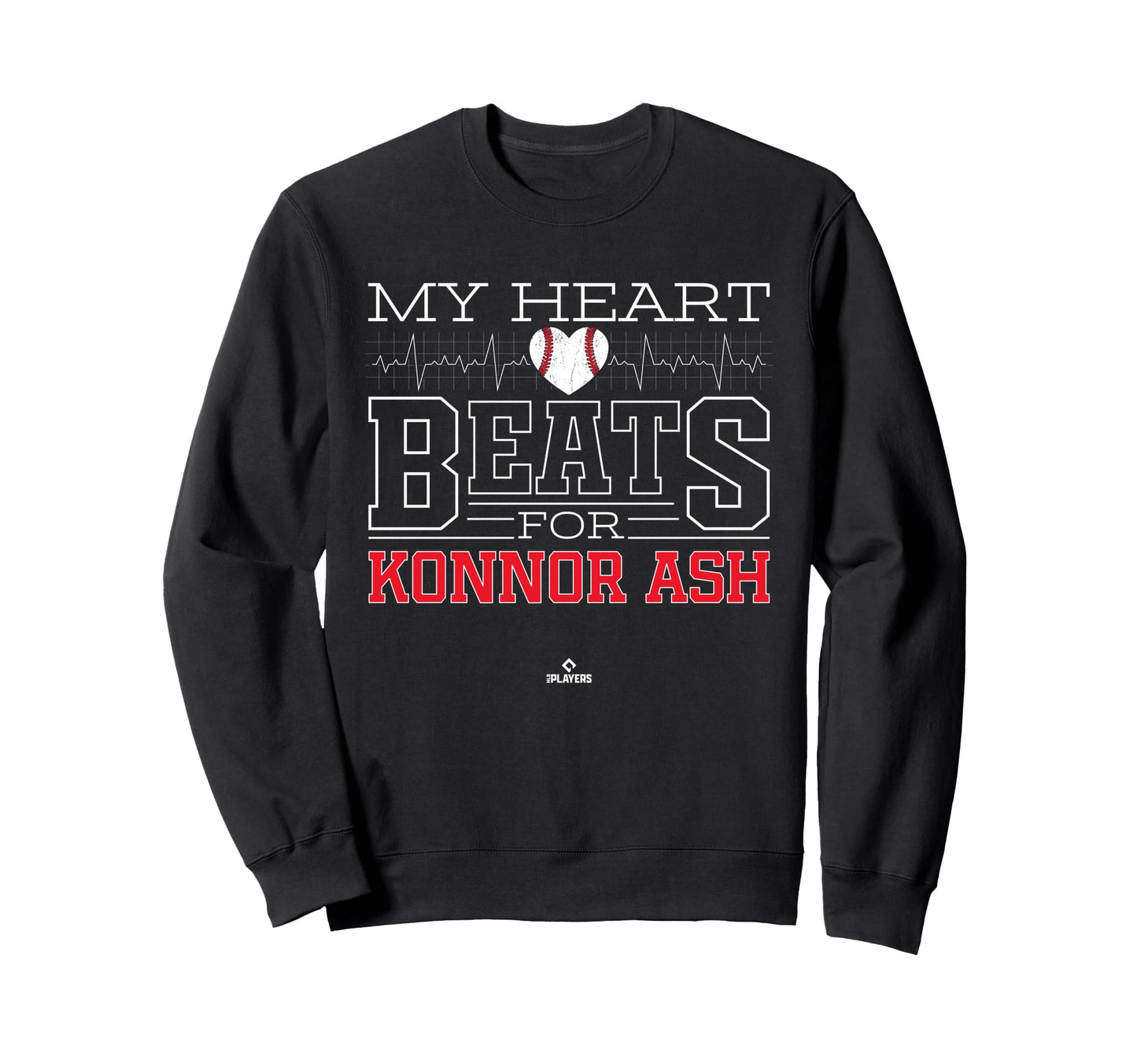 My Heart Beats Konnor Ash Sweatshirt - Aesthetic Graphic Men Women - T-Shirt, Sweatshirt, Hoodie