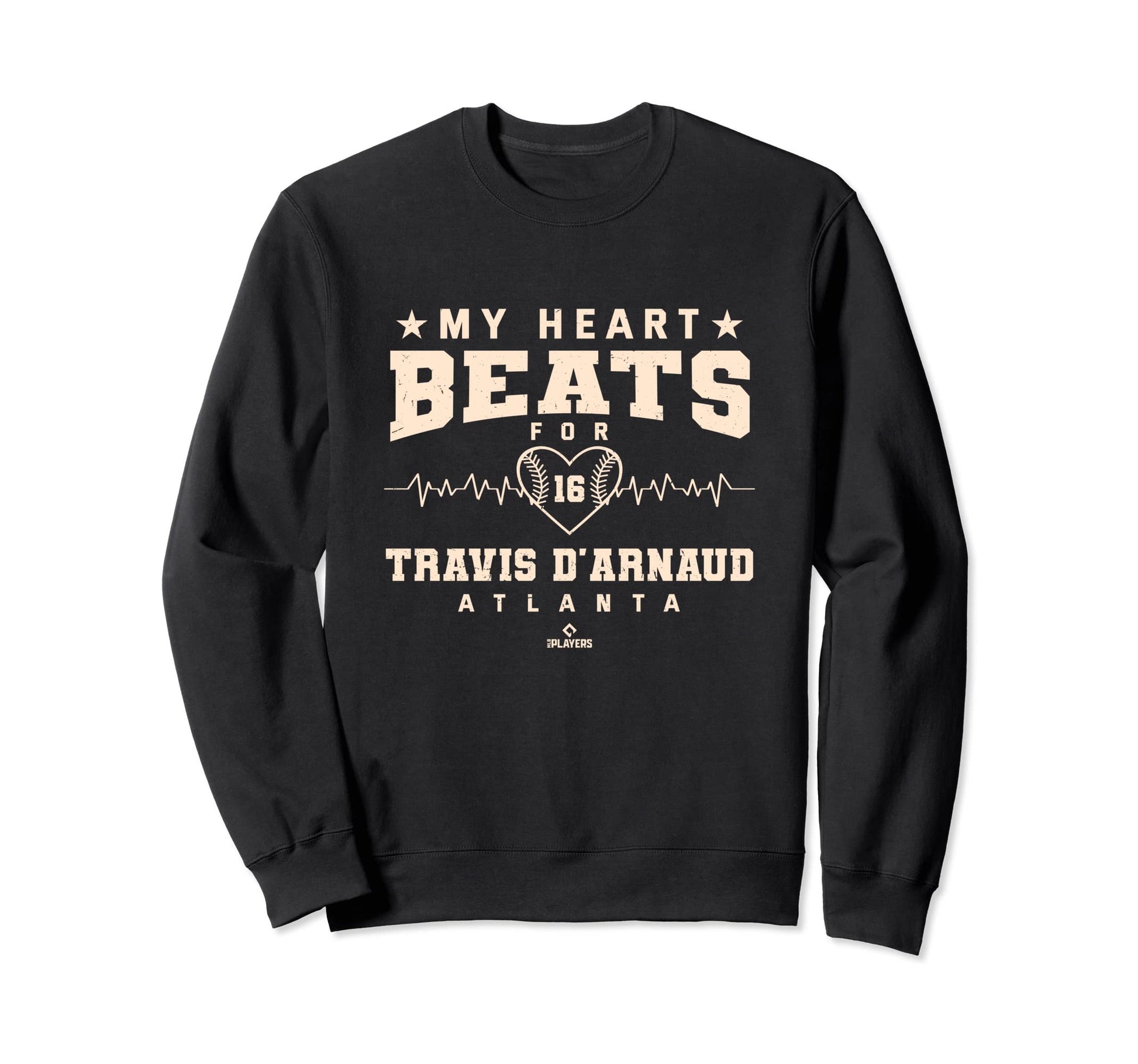 My Heart Beats Travis D Arnaud Sweatshirt - Aesthetic Graphic Unisex - T-Shirt, Sweatshirt, Hoodie