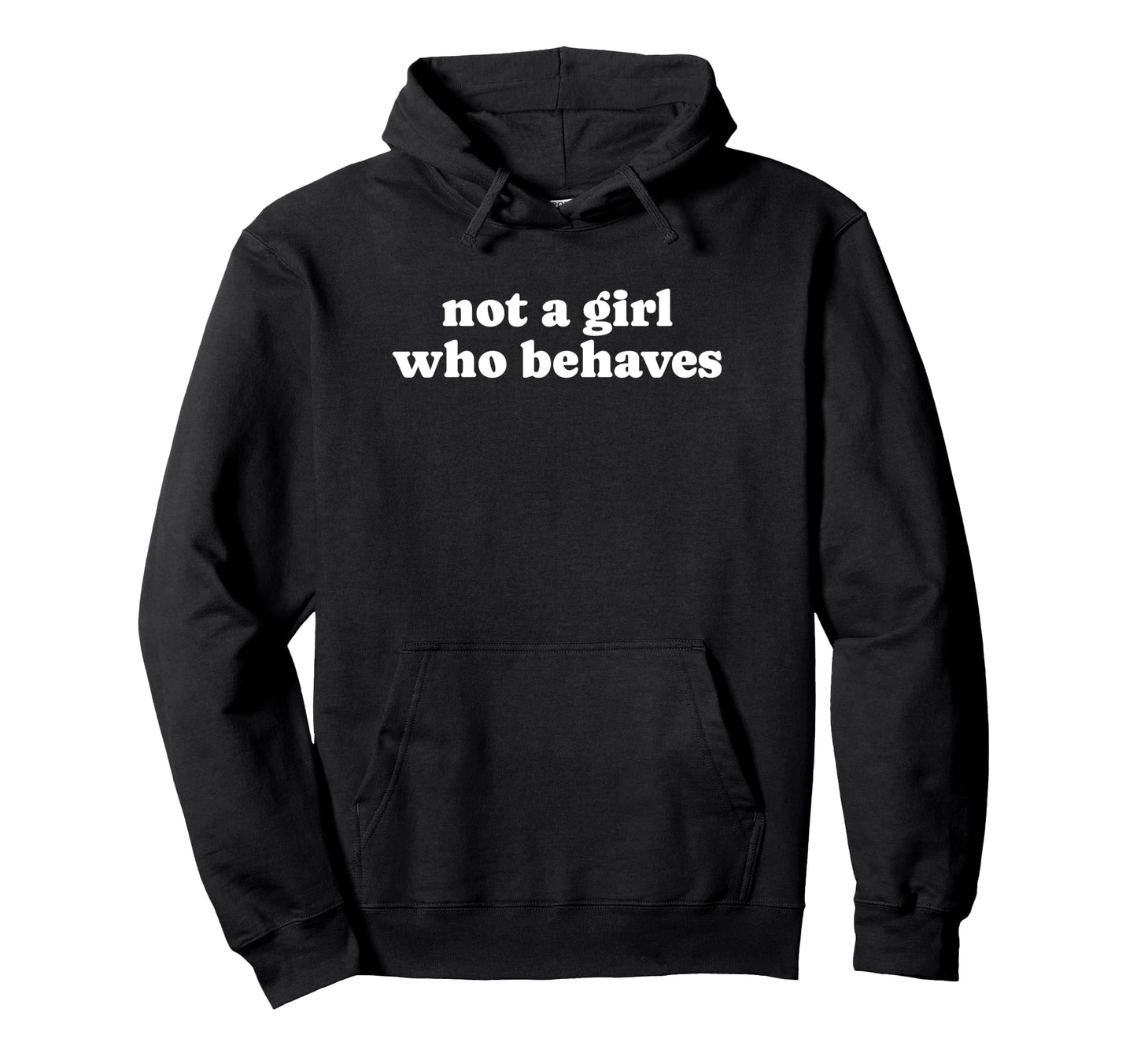 Not Who Behaves Y2K Aesthetic Hoodie - Aesthetic Graphic Unisex - T-Shirt, Sweatshirt, Hoodie