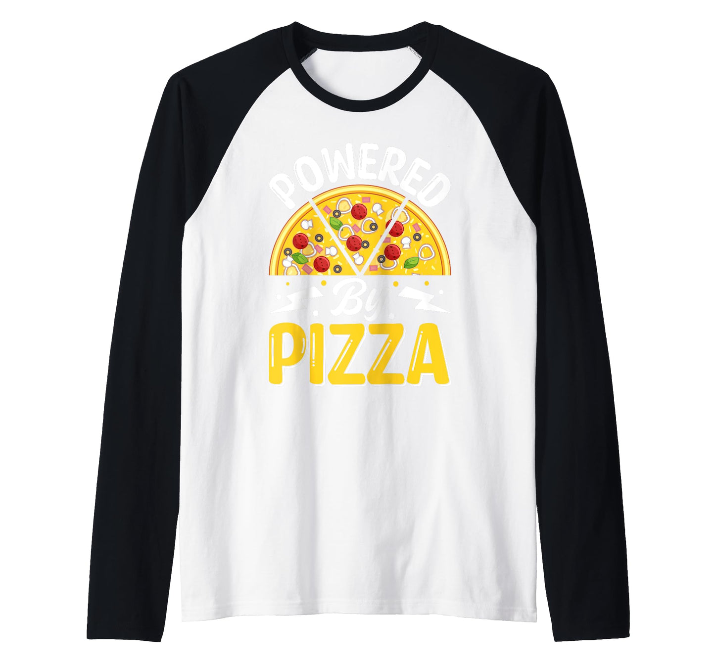 Powered Pizza Italian Food Eat Gift Hoodie - Streetwear Style Men Women - T-Shirt, Sweatshirt, Hoodie