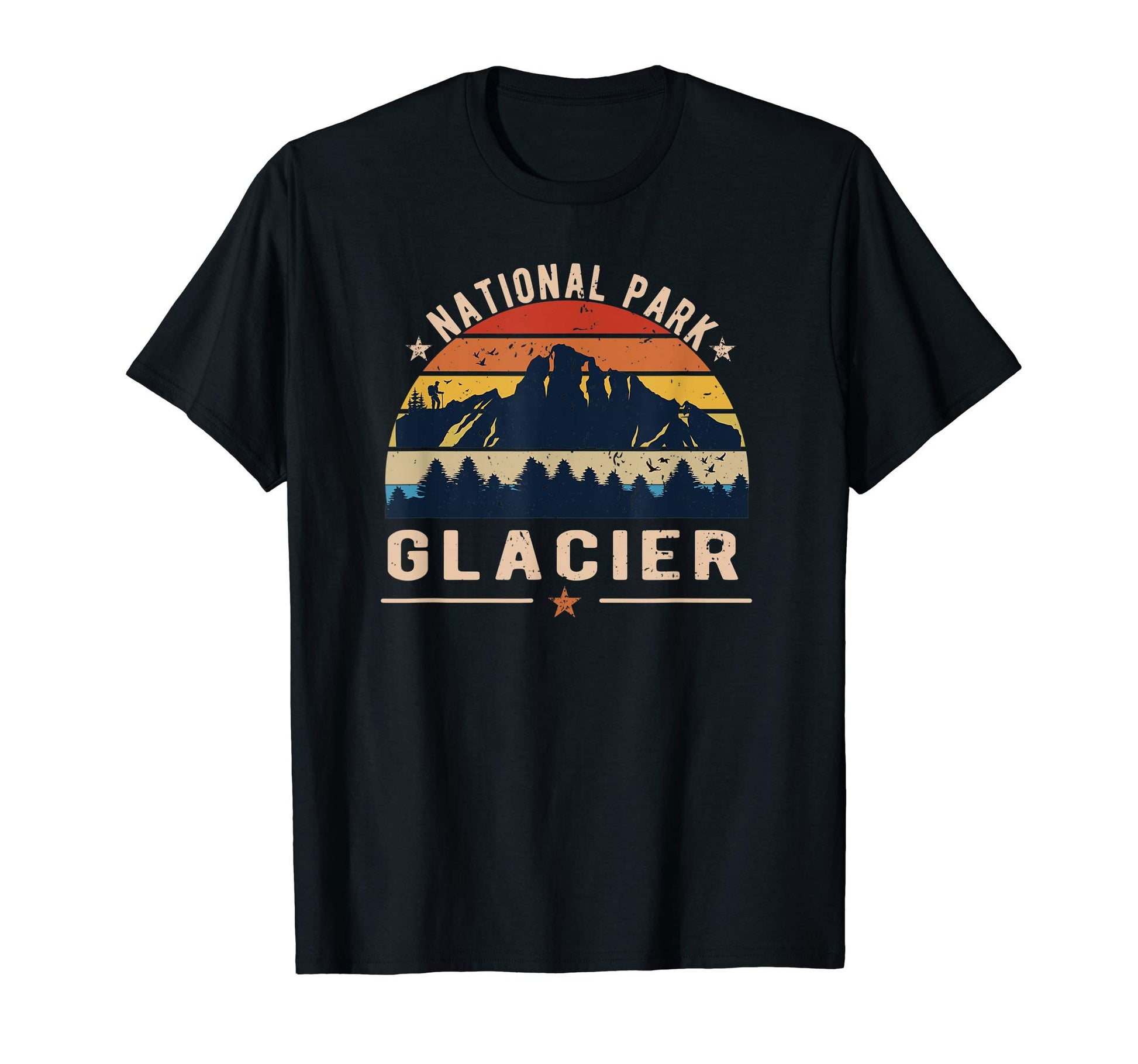 National Park Glacier Souvenir T-Shirt - Graphic Print Unisex - T-Shirt, Sweatshirt, Hoodie