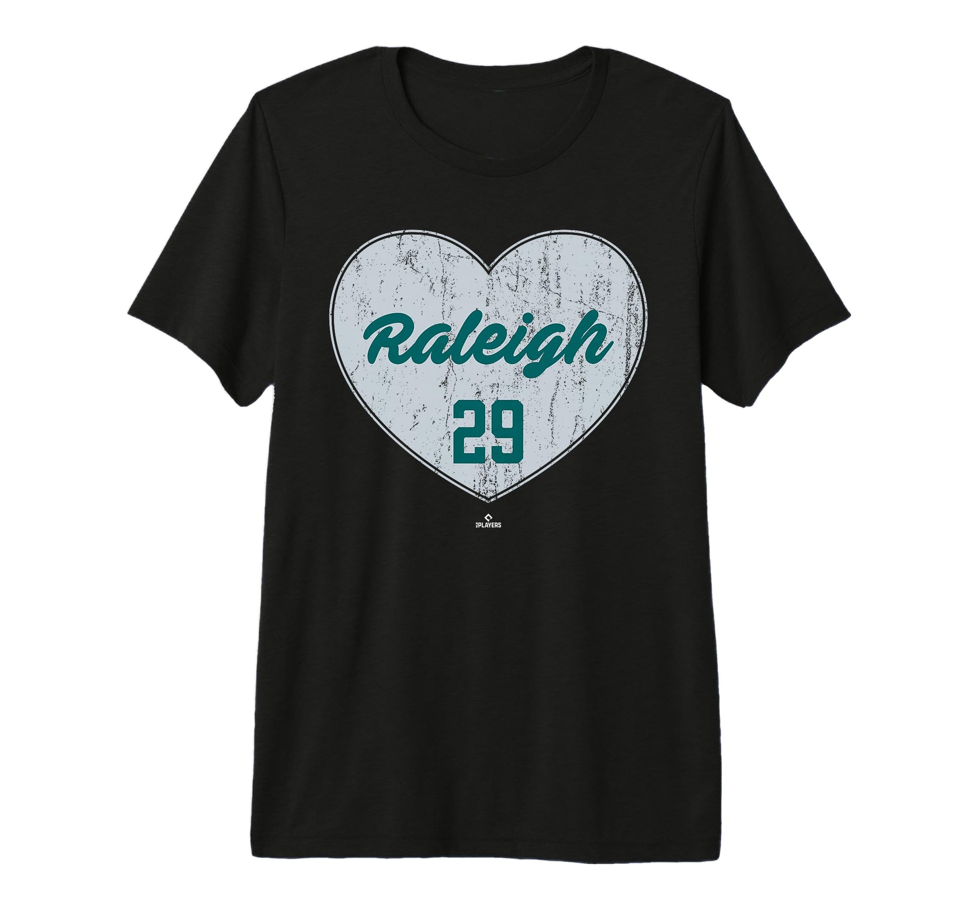 Distressed Heart Cal Raleigh Seattle T-Shirt - Unique Graphic Unisex - T-Shirt, Sweatshirt, Hoodie