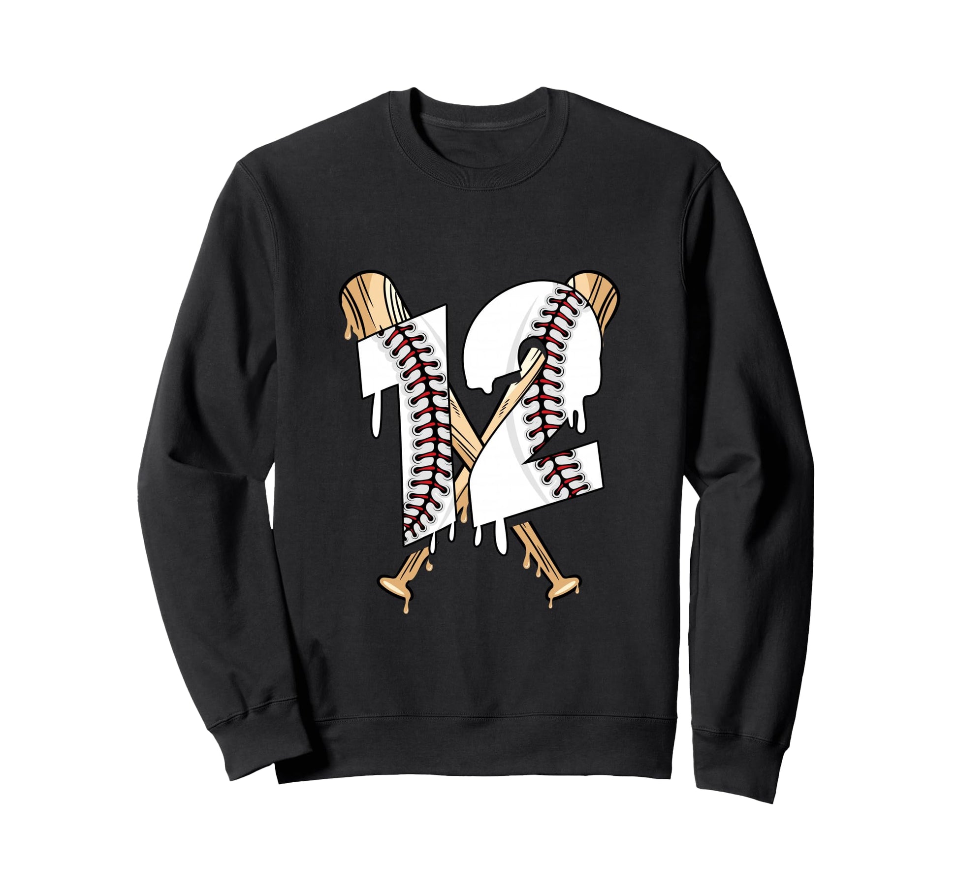12Th Birthday Baseball Sweatshirt - Unique Graphic for Adults - T-Shirt, Sweatshirt, Hoodie