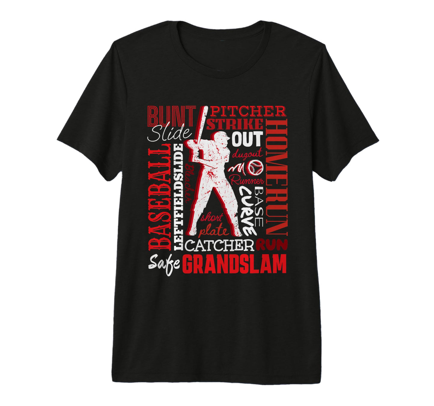 Baseball Sports Player Athletic Gift T-Shirt - Novelty Apparel for Adults - T-Shirt, Sweatshirt, Hoodie