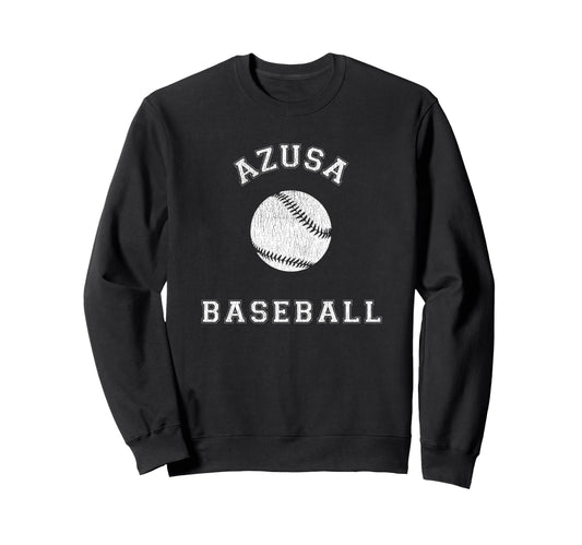 Azusa Baseball Distressed Sweatshirt - Aesthetic Graphic for Adults - T-Shirt, Sweatshirt, Hoodie