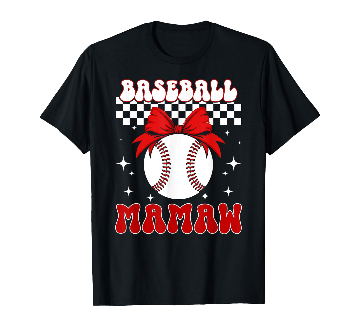 Baseball Mamaw Coquette Mamaw Baseball T-Shirt - Minimalist Print Unisex - T-Shirt, Sweatshirt, Hoodie