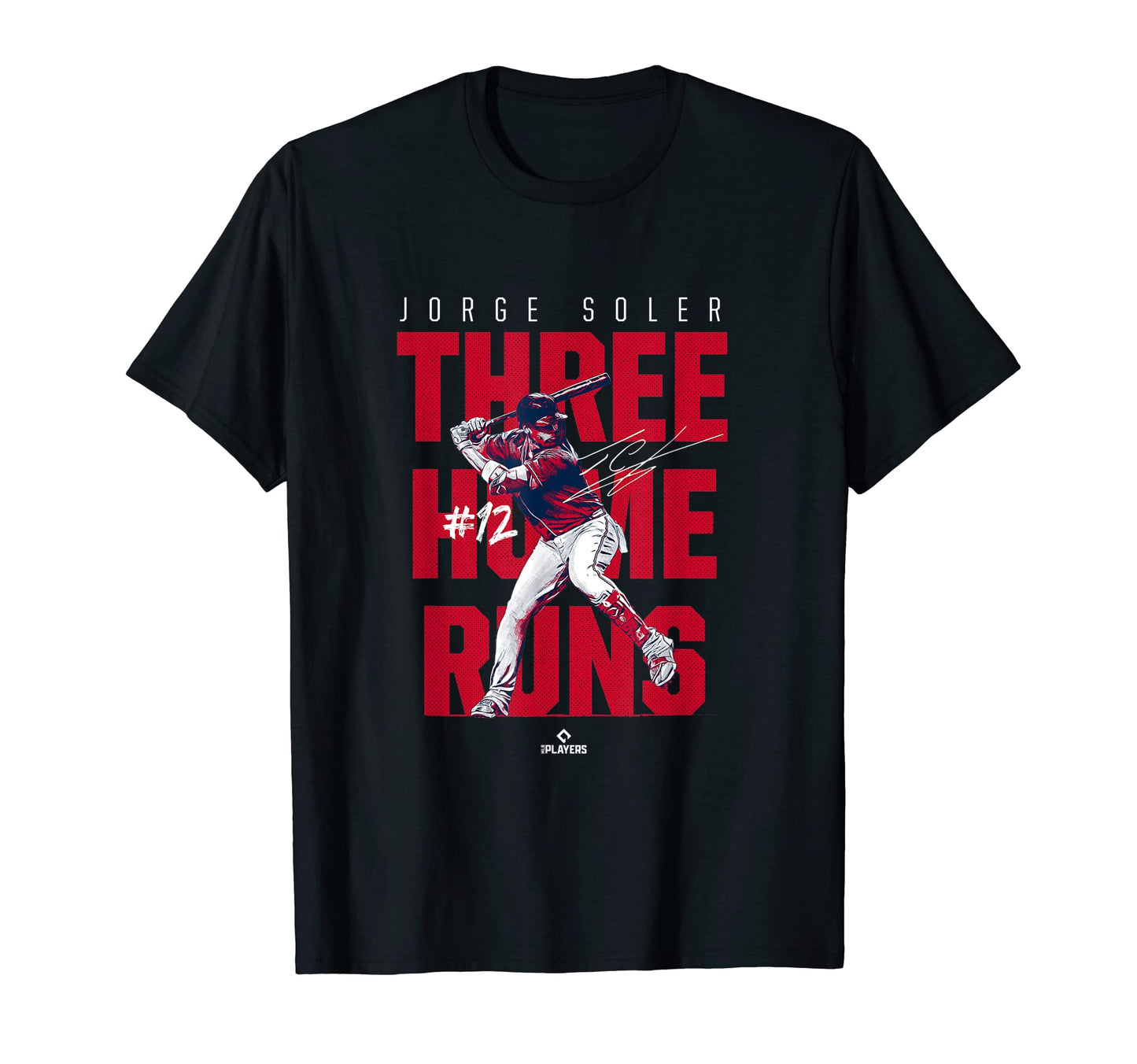 3 Home Runs Jorge Soler Mlbpa T-Shirt - Casual Everyday Wear Unisex - T-Shirt, Sweatshirt, Hoodie