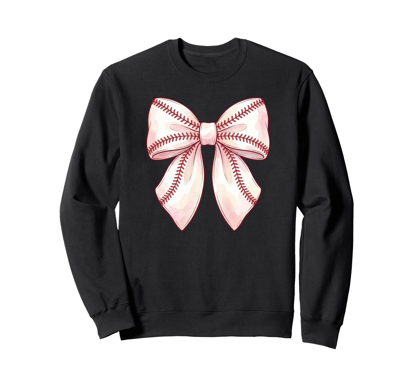 Baseball Coquette Bow Sweatshirt - Unique Graphic Men Women - T-Shirt, Sweatshirt, Hoodie